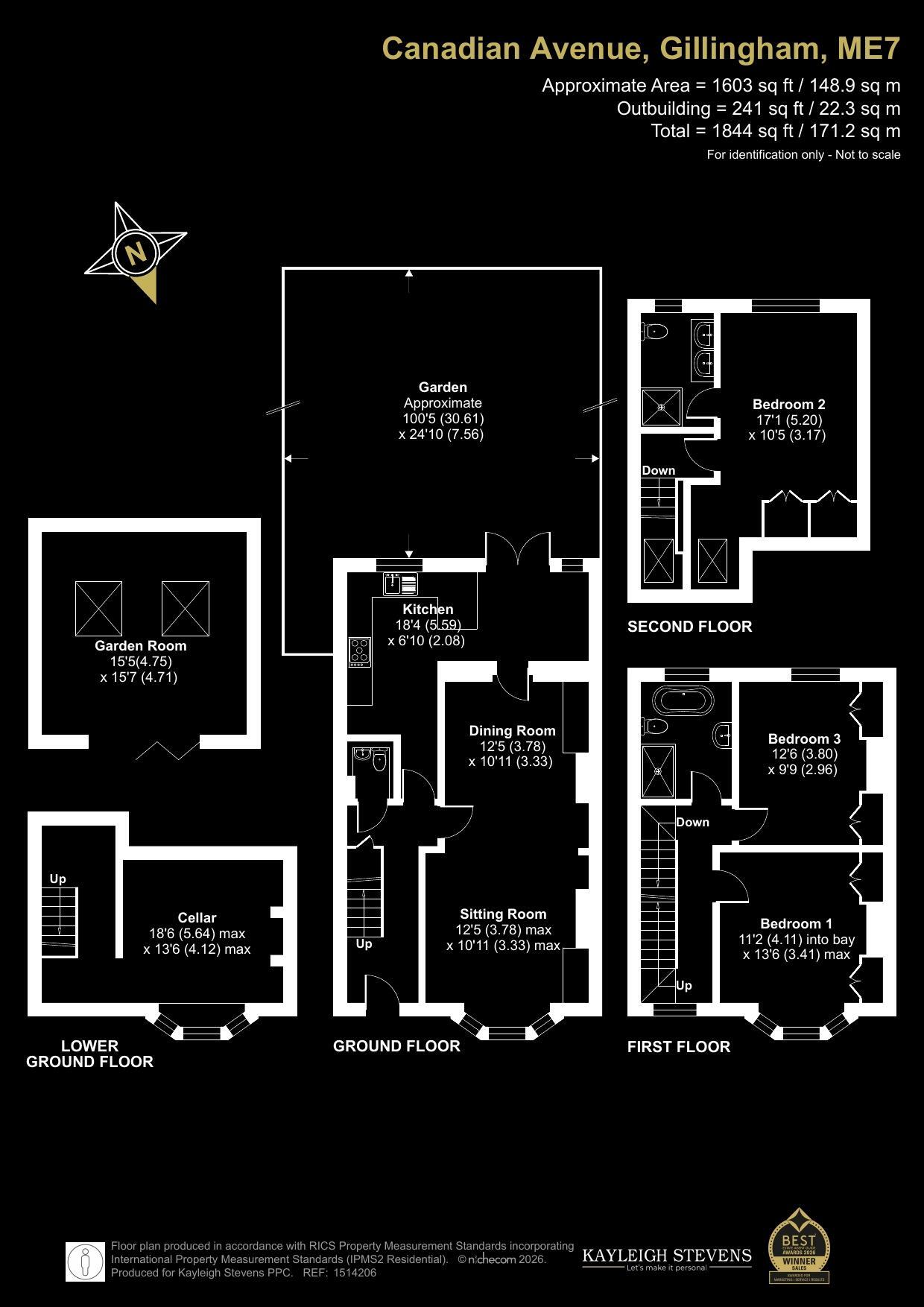 Stunning & Spacious Period Home - Over 1600sq ft + Summerhouse floorplan