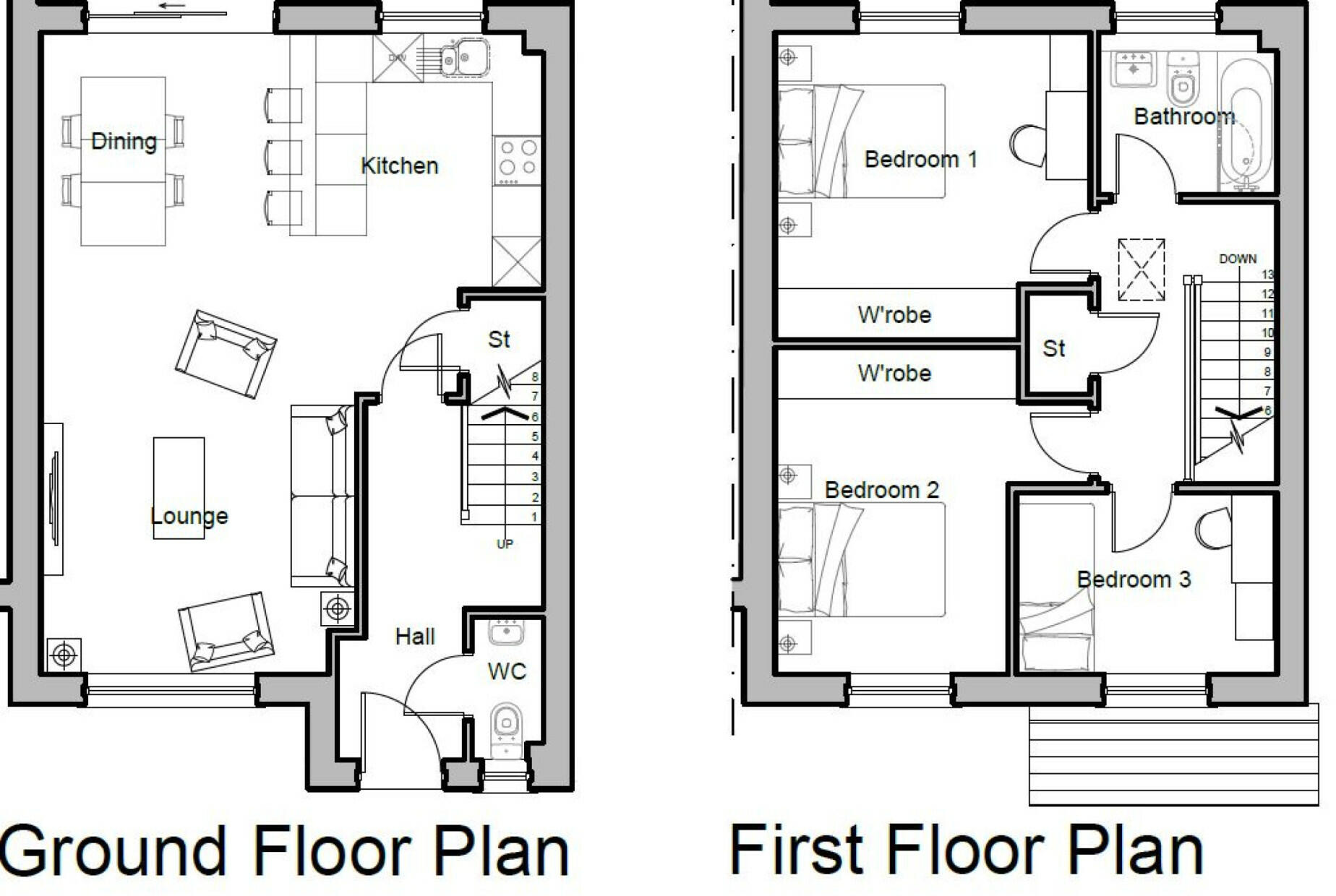 Plot 3 Oatlands, Oatlands Road, Andreas, IM7 4ER floorplan