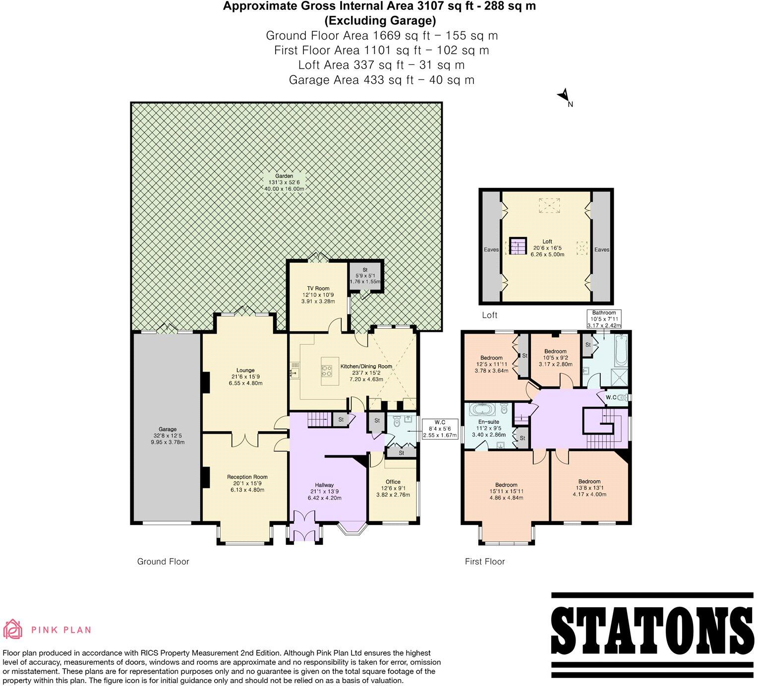Galley Lane, Arkley, Hertfordshire, EN5 floorplan