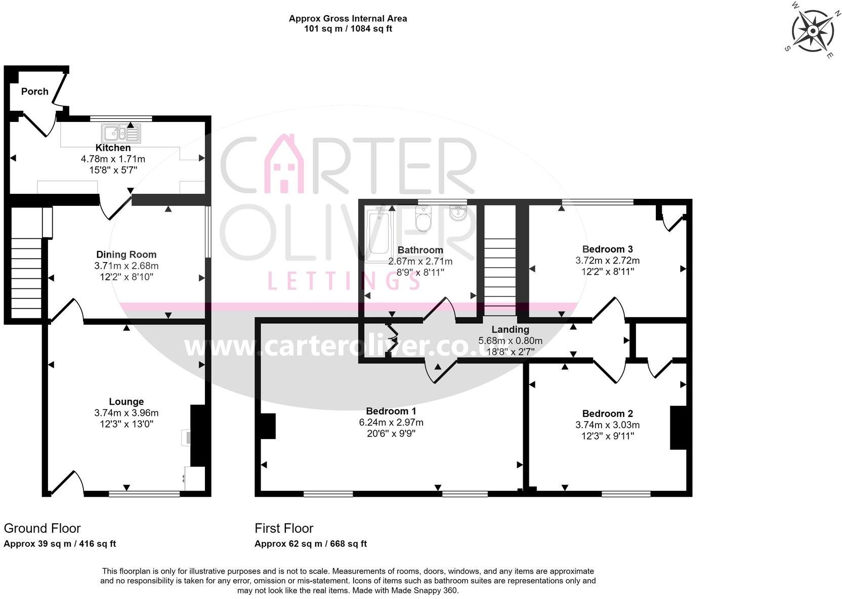 Broad Street, Brinklow, CV23 floorplan