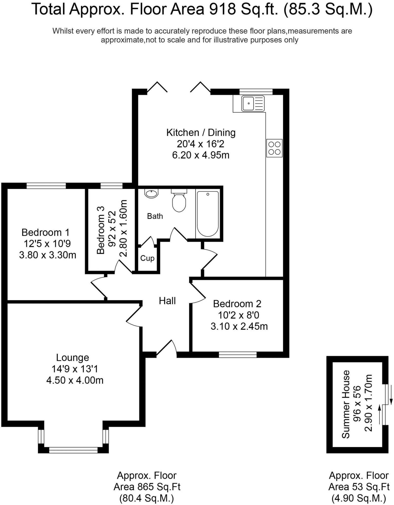 Lawton Close, Wheelton, PR6 floorplan