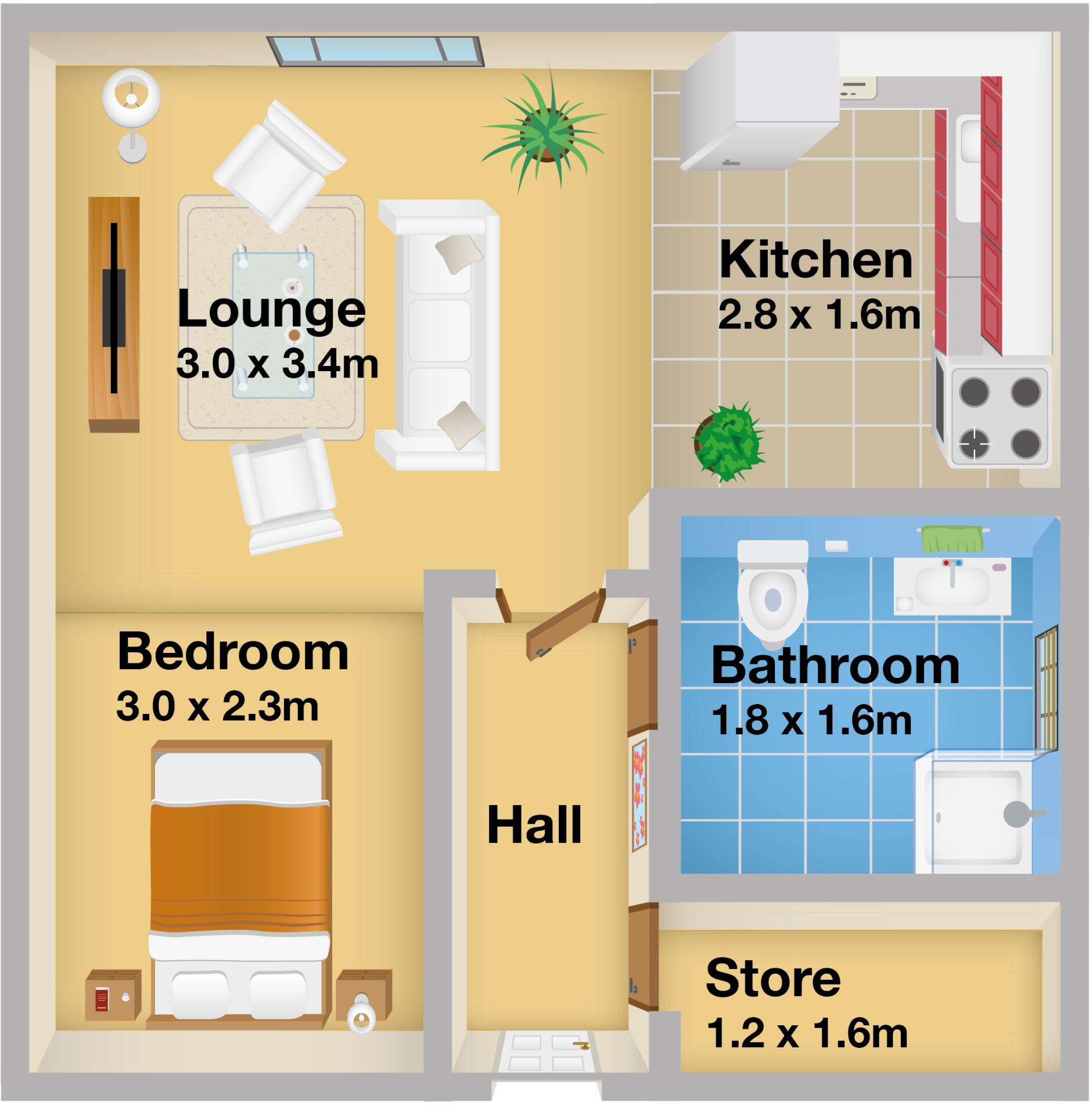 Nelson Close, Sunderland, Tyne And Wear, SR2 8EA floorplan
