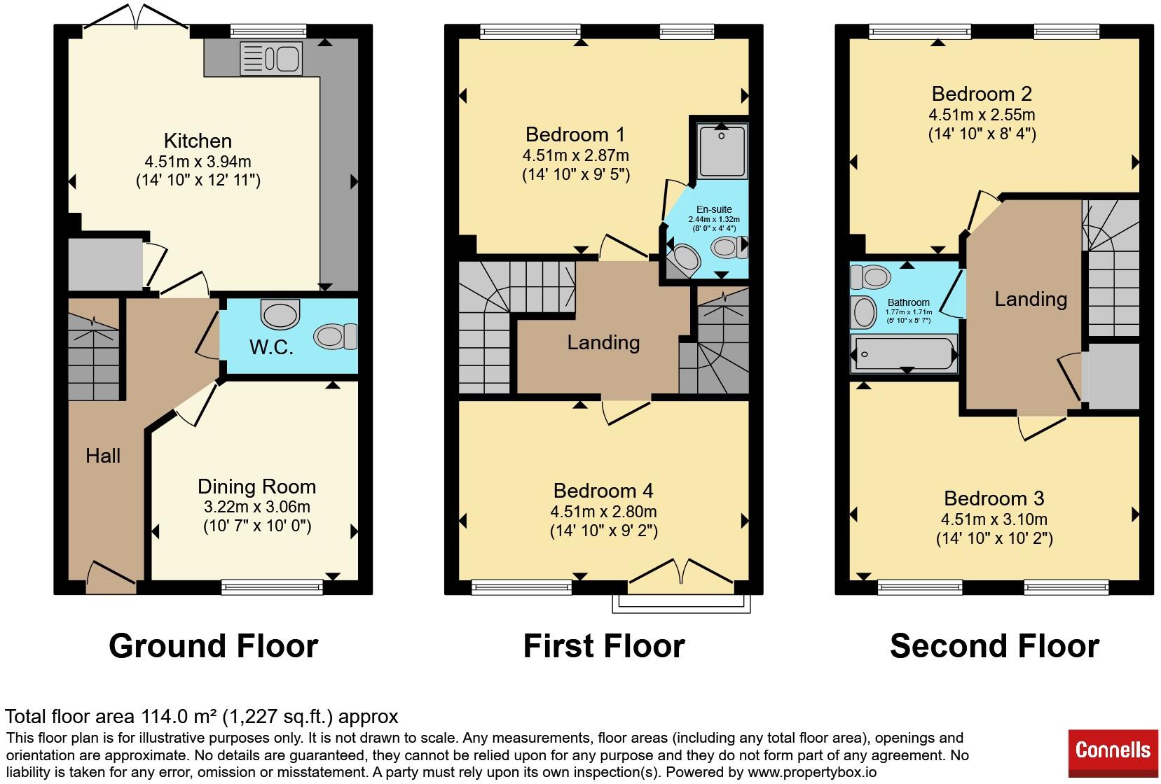 Honeysuckle Road, Emersons Green, Bristol floorplan