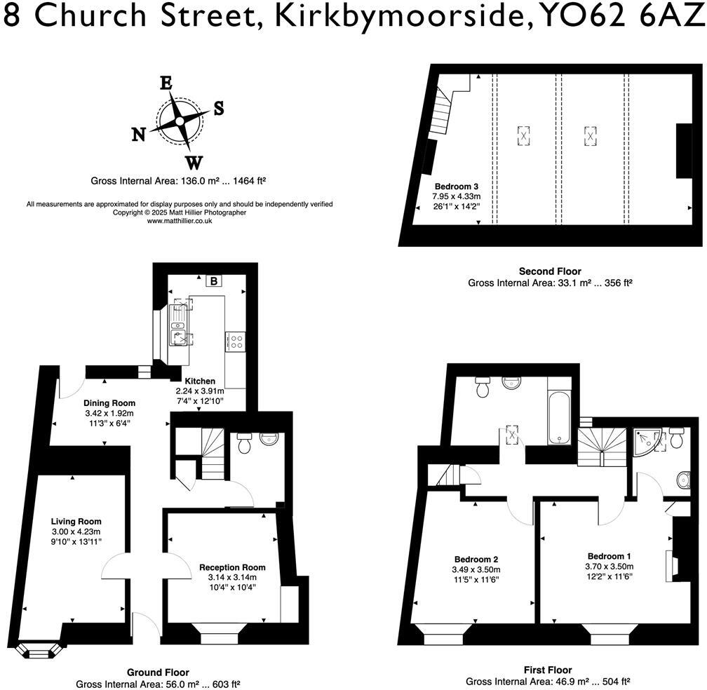 8, Church Street, Kirkbymoorside, York floorplan