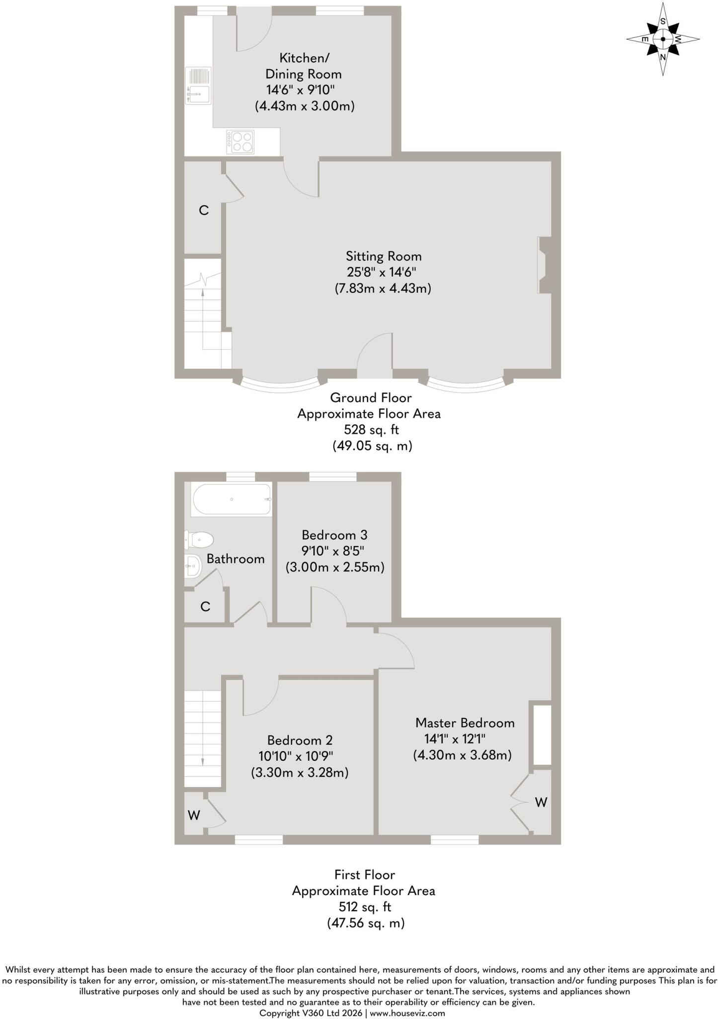 Grade II Listed Cottage in Burnham Market floorplan