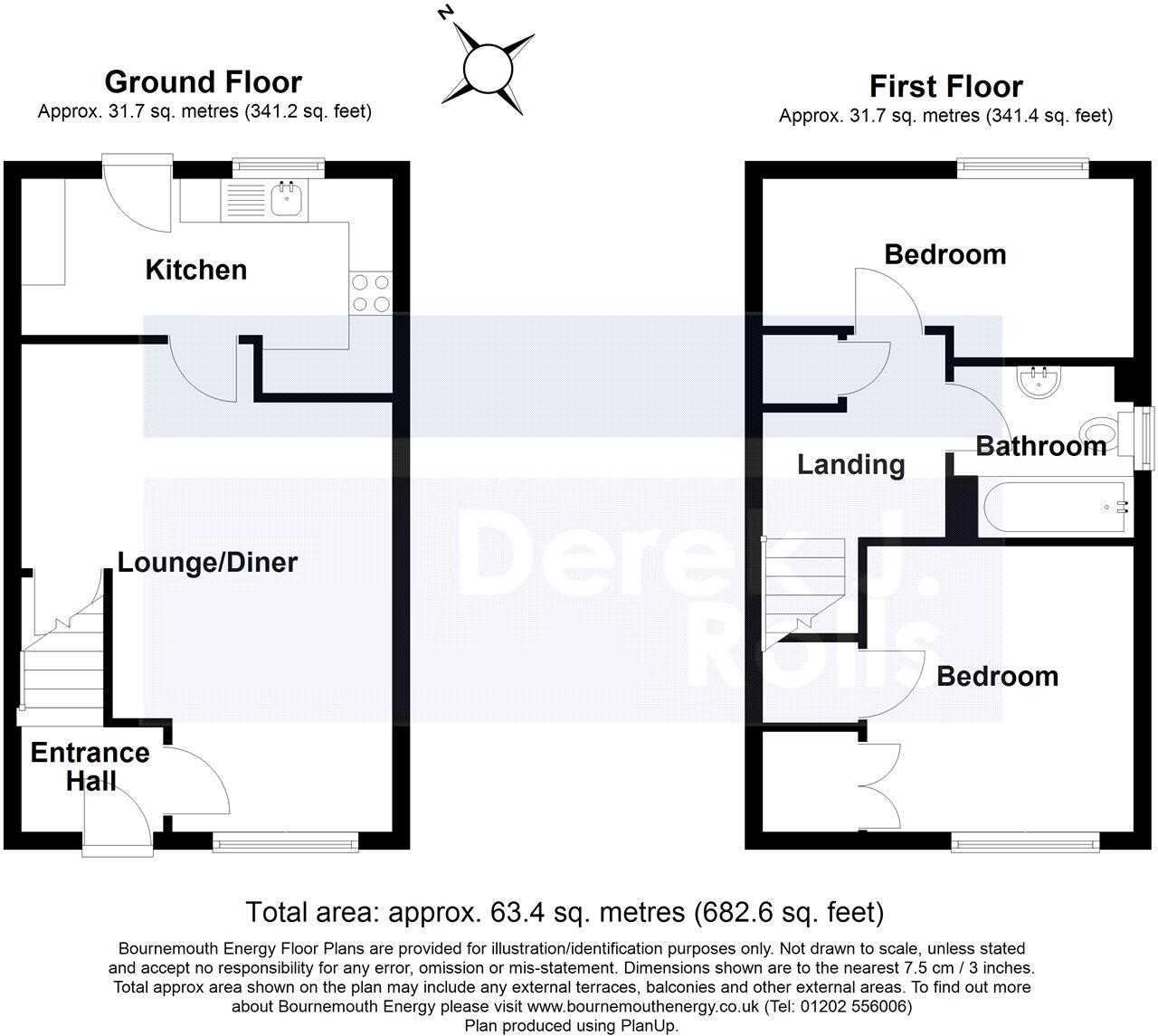 Bloomfield Place, Bournemouth, Dorset, BH9 floorplan