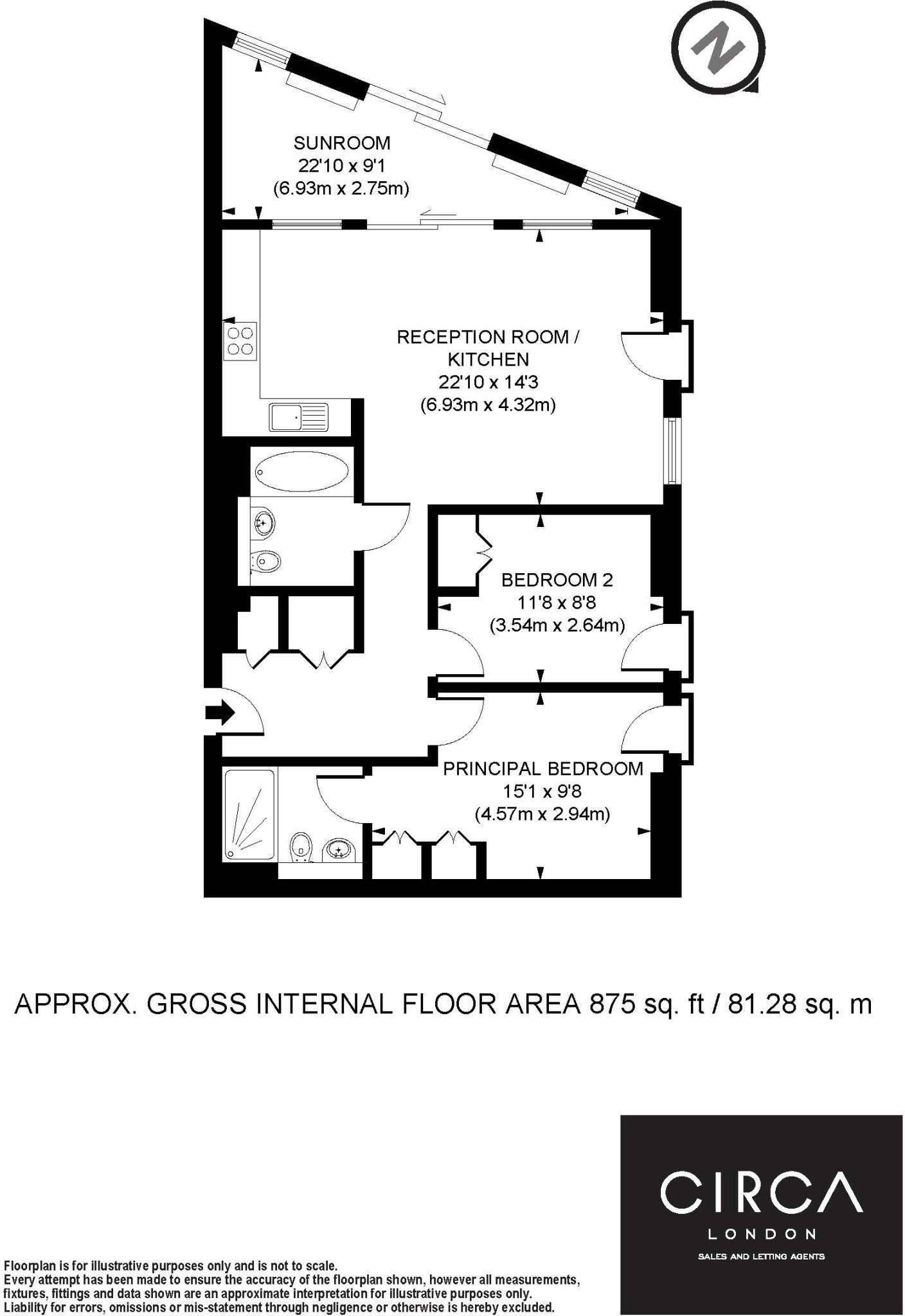 Southwark Bridge Road, SE1 floorplan