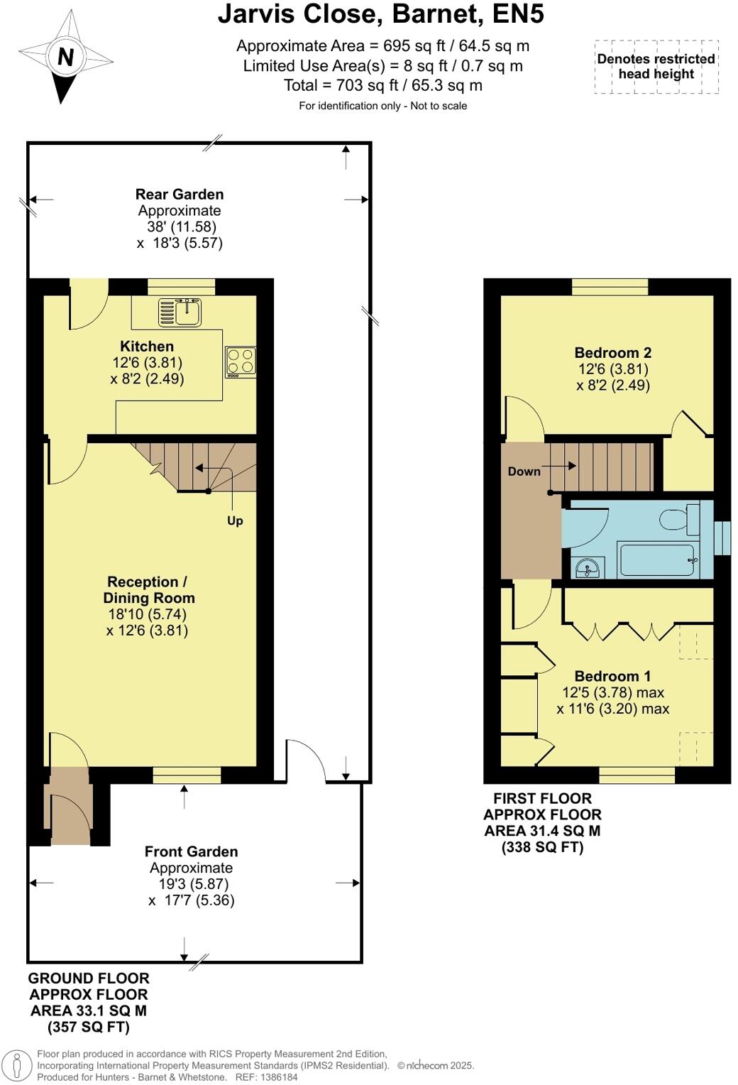 Jarvis Close, Barnet, EN5 floorplan