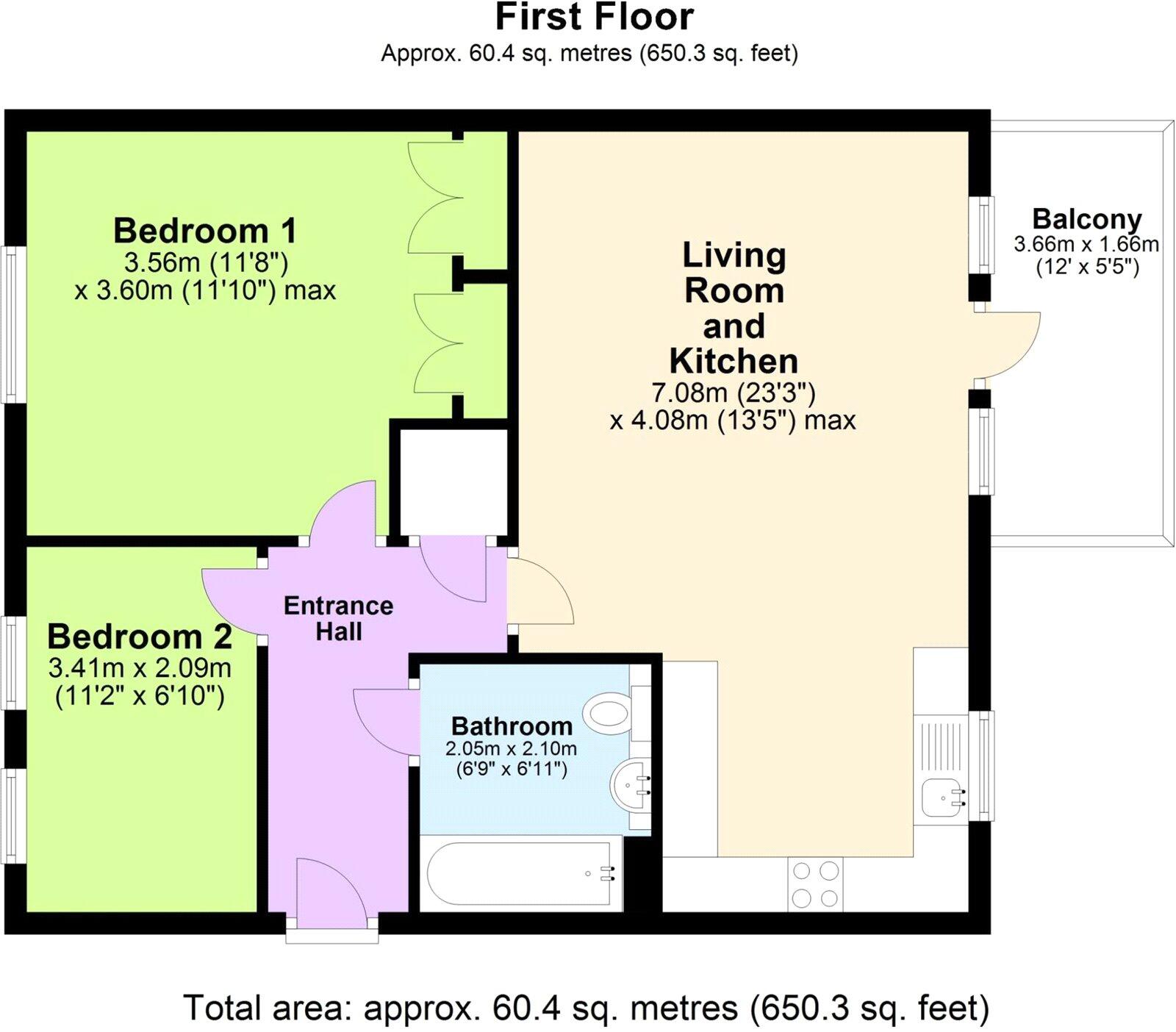 Motte Lane, Castle Hill, Ebbsfleet Valley, Swanscombe, DA10 floorplan