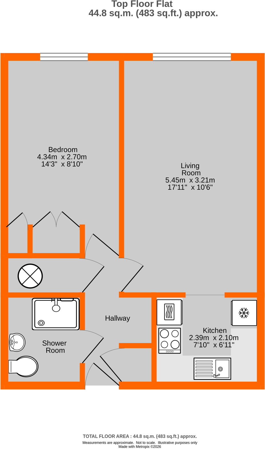 50 Durham Avenue, Bromley, BR2 floorplan