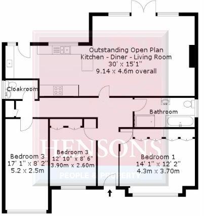 George Close - a quiet and exclusive enclave of five homes with panoramic views floorplan