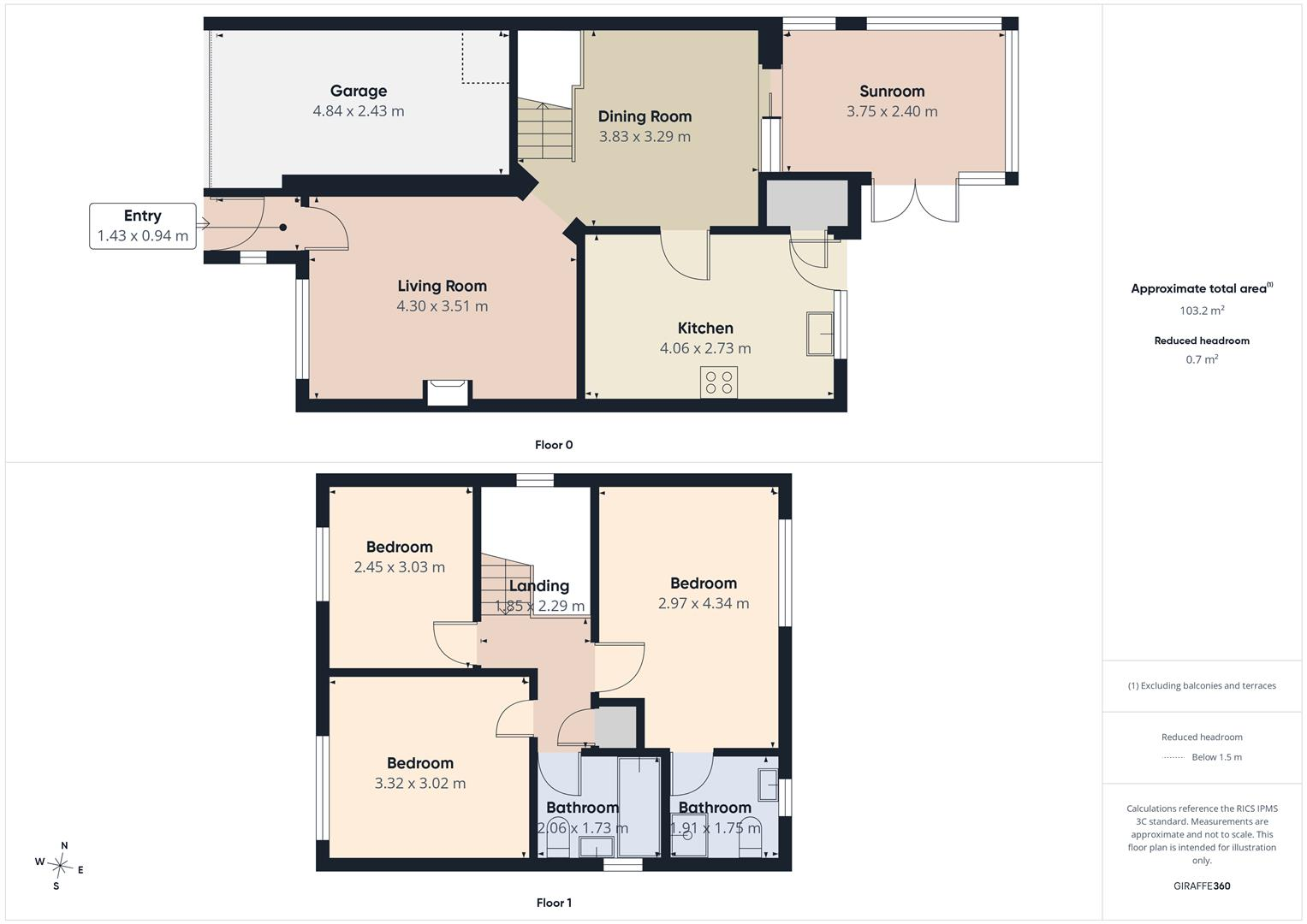 Glanville Close, Festival Park, Gateshead floorplan