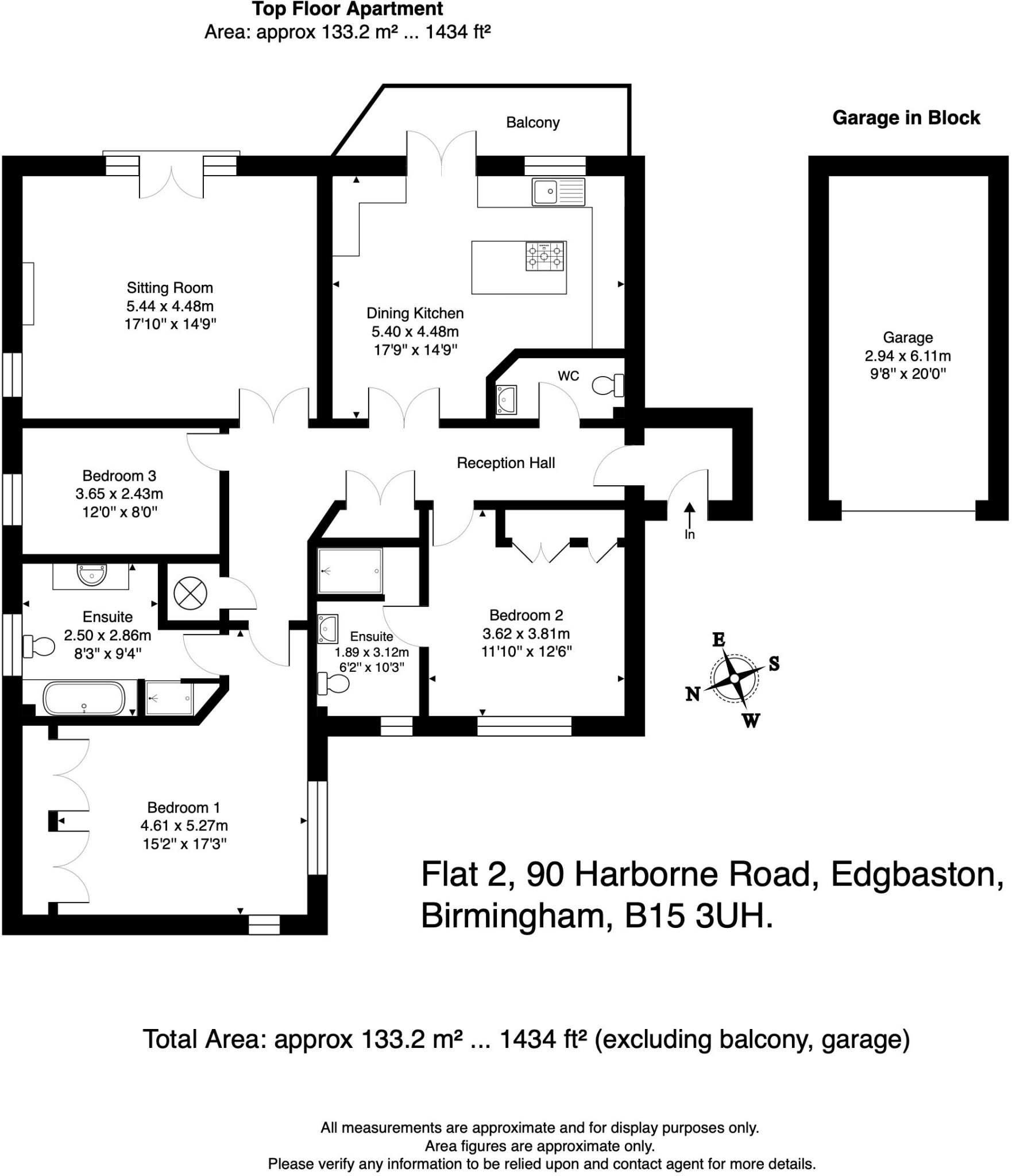 Harborne Road , Edgbaston , Birmingham floorplan