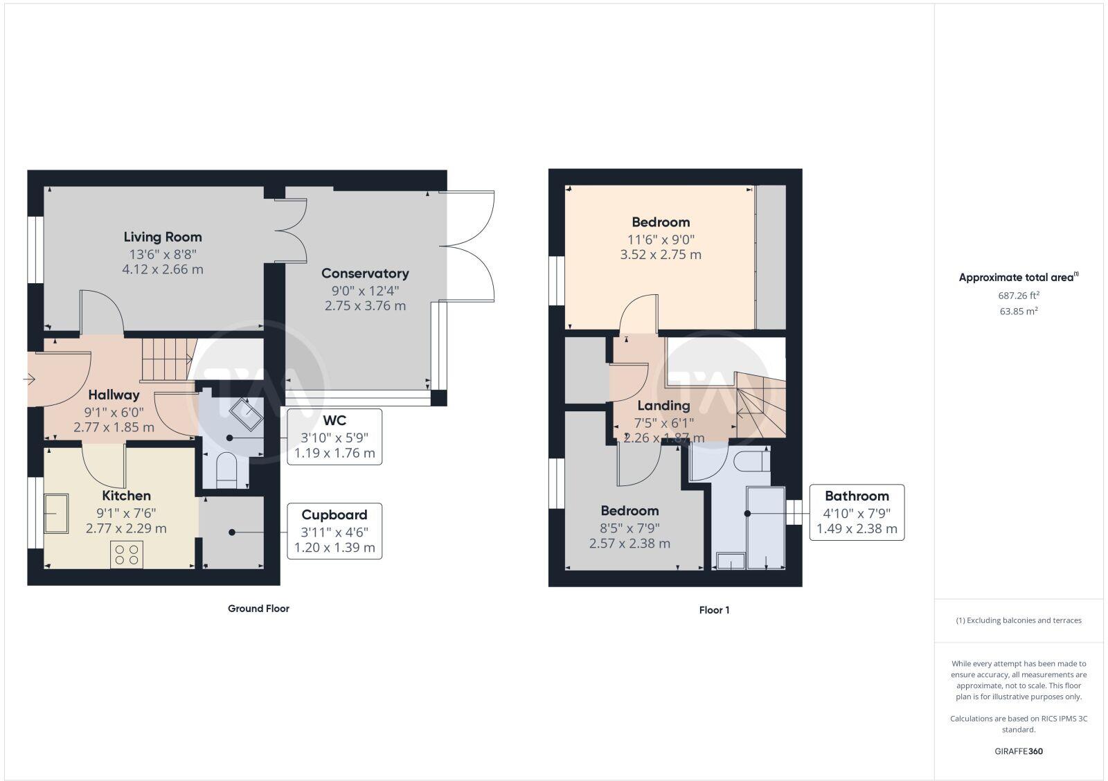 Merlin Drive, Sandy, Beds, SG19 floorplan