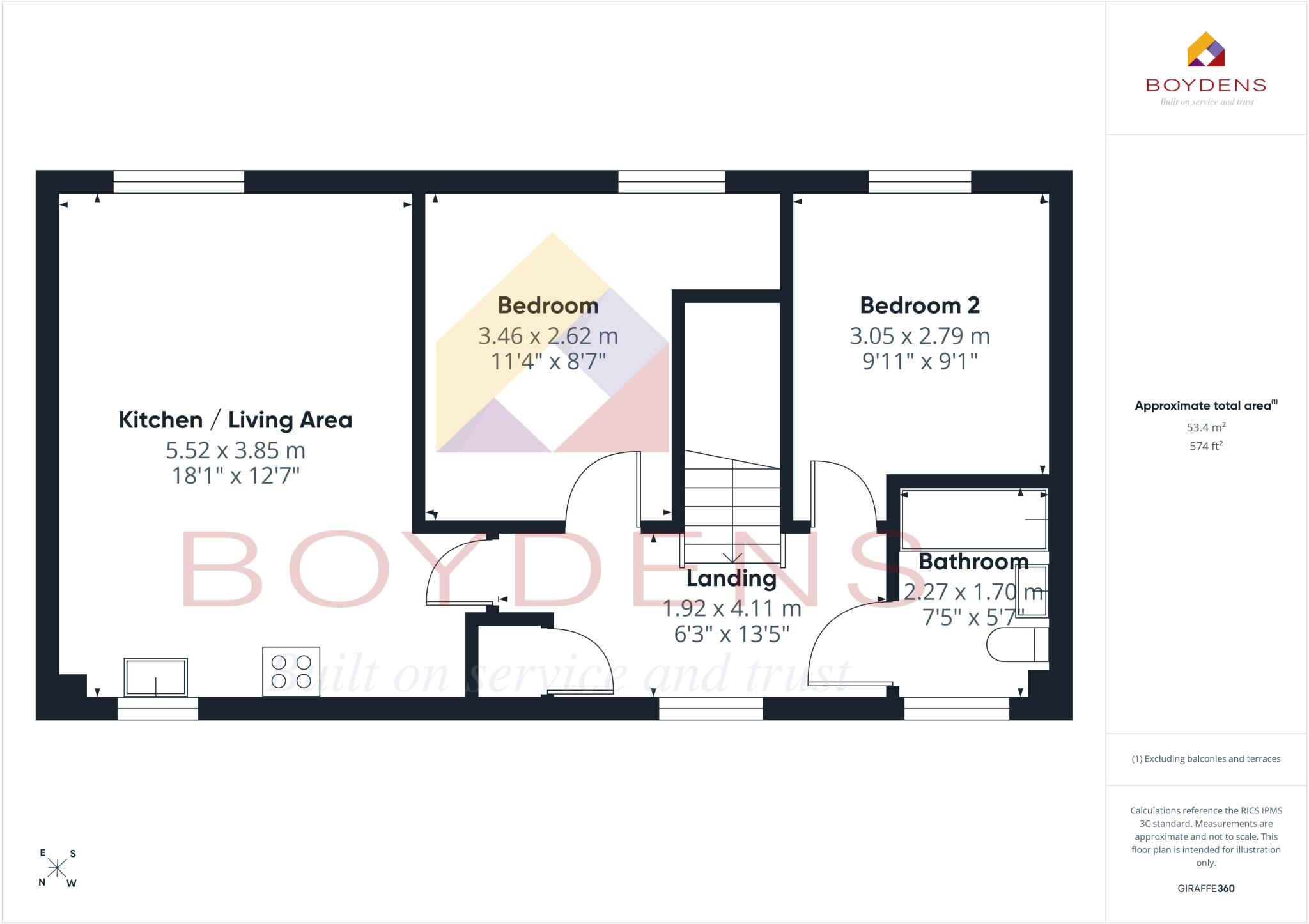 Roman Circus Walk, Colchester floorplan