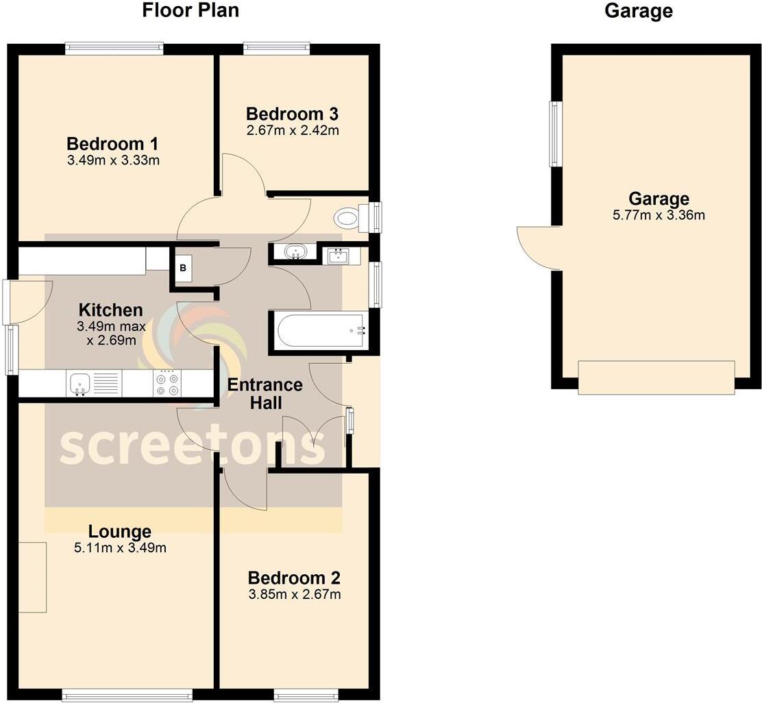 Grampian Way, Thorne, Doncaster, DN8 floorplan