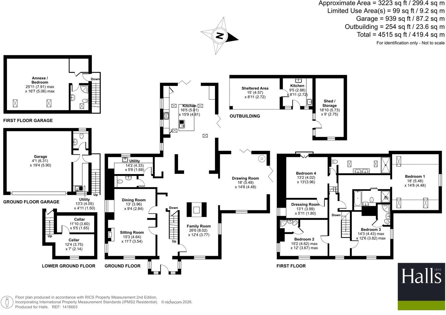 Prescott House, Prescott Road, Baschurch, Shrewsbury, SY4 2DR floorplan