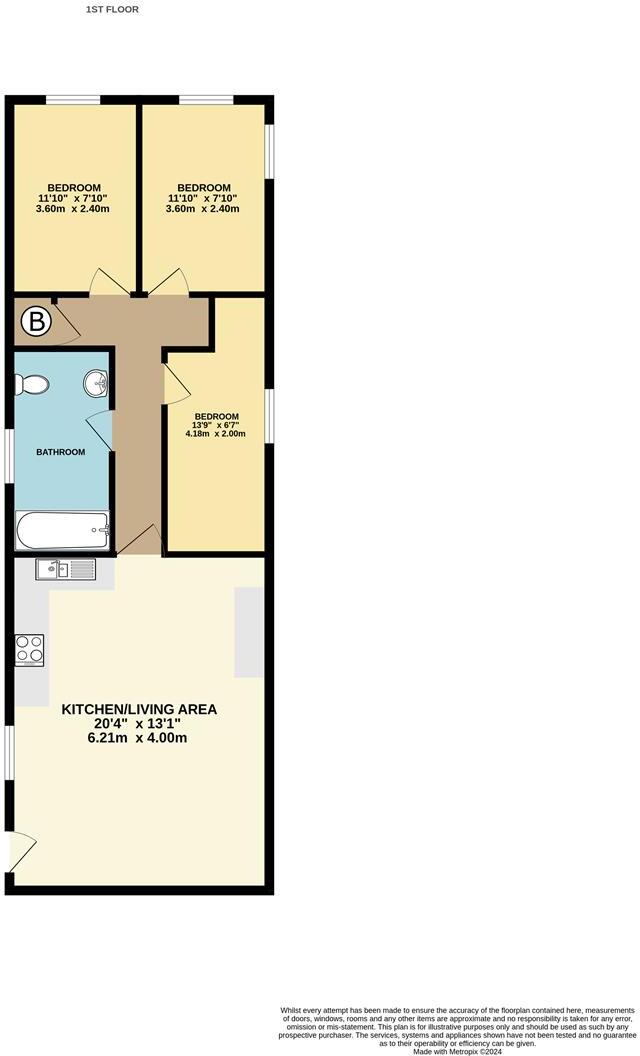 8 Market Street, St Austell, Cornwall floorplan