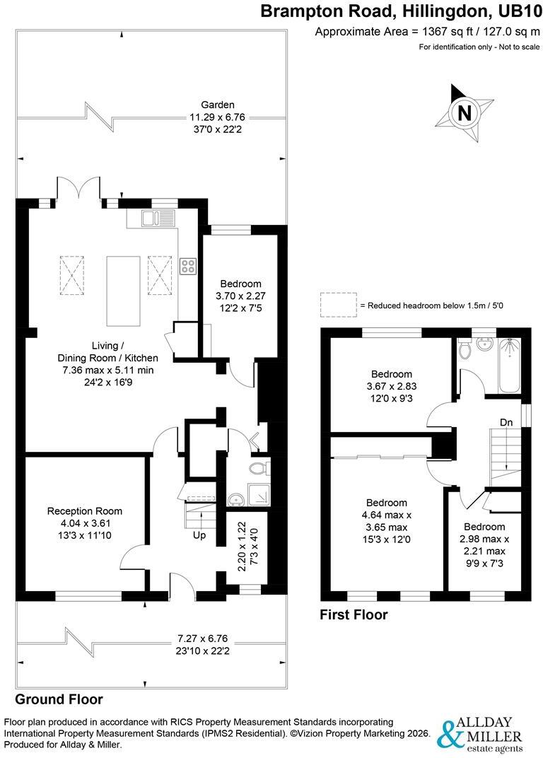 Brampton Road, Hillingdon floorplan