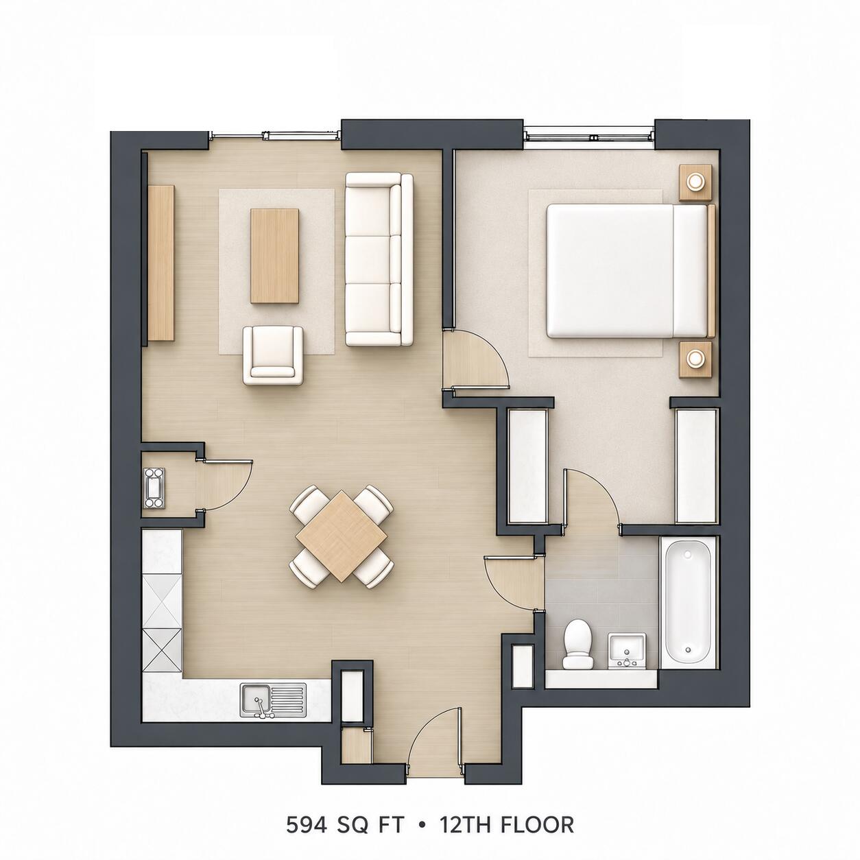 Sutton Court Road, Sutton floorplan