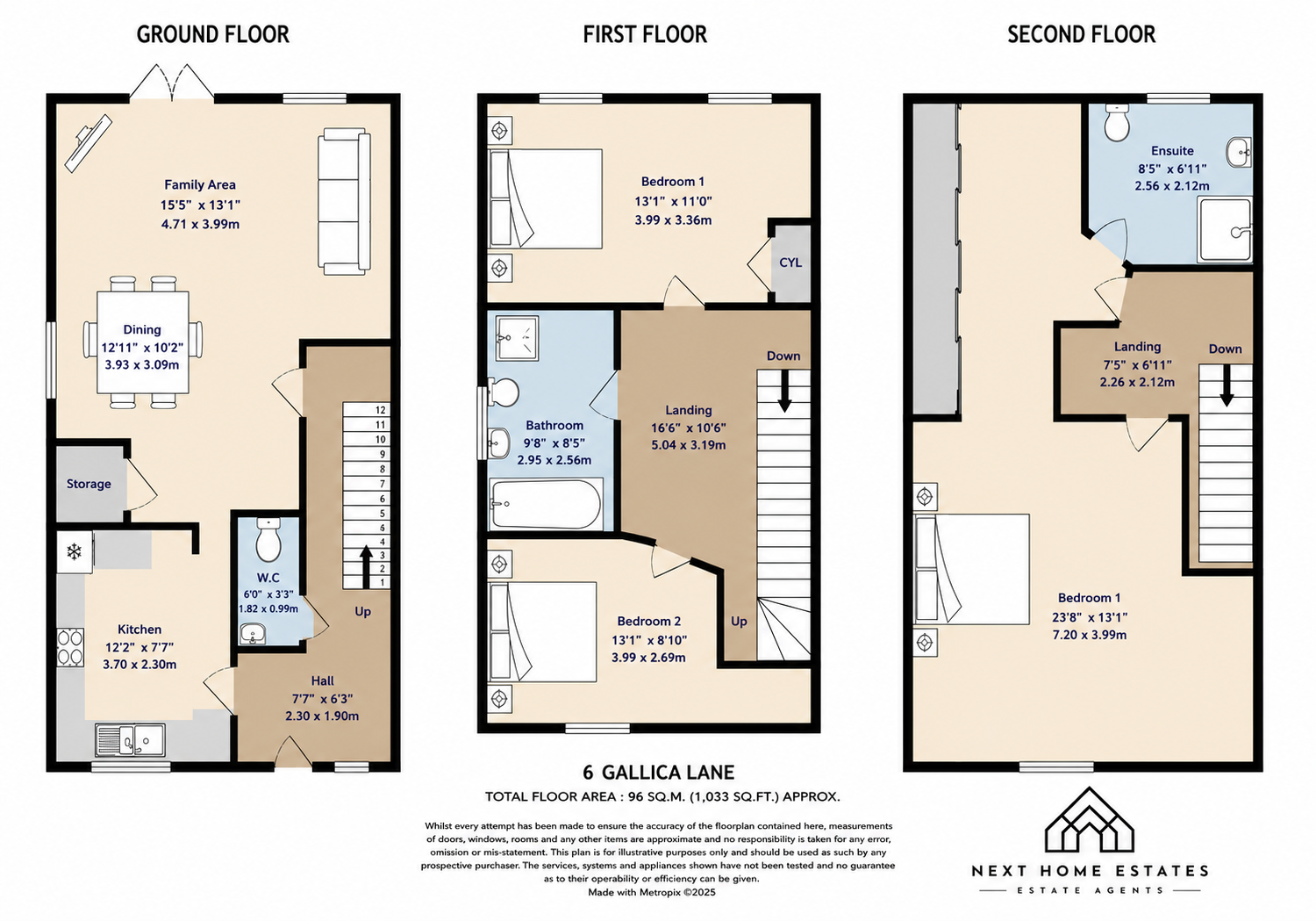 Gallica Lane, Blackburn, Lancashire, BB2 floorplan