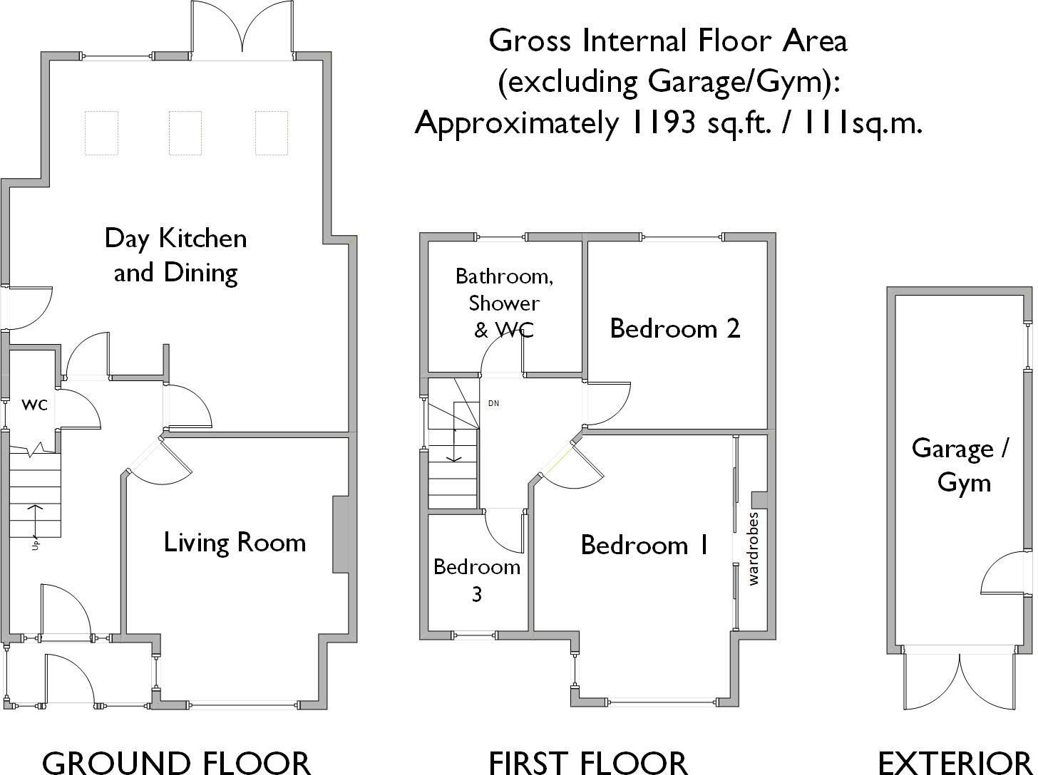 Wood Meads, Epping floorplan