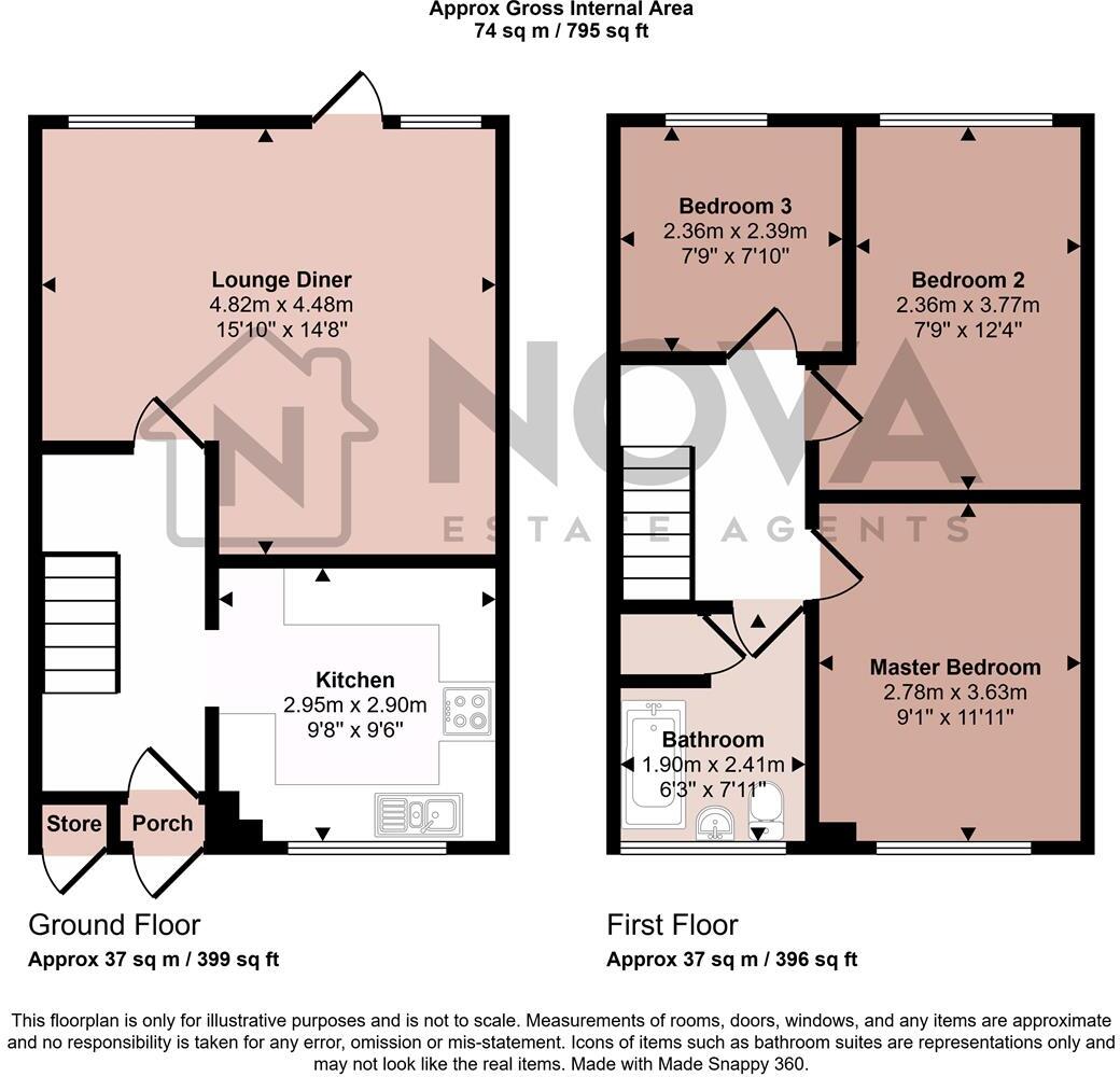 Devon Road, Luton floorplan