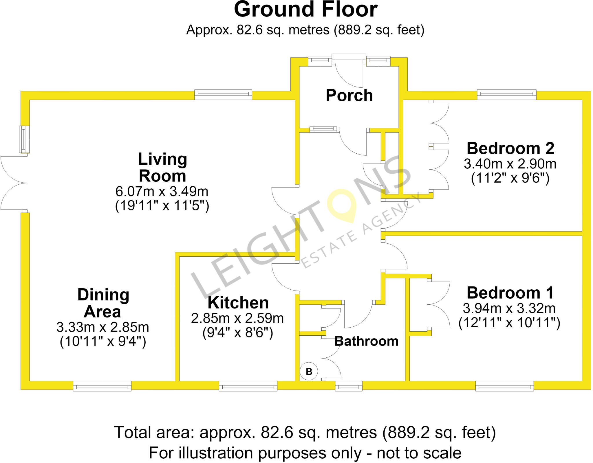 Manor Park, Cowling, BD22 floorplan