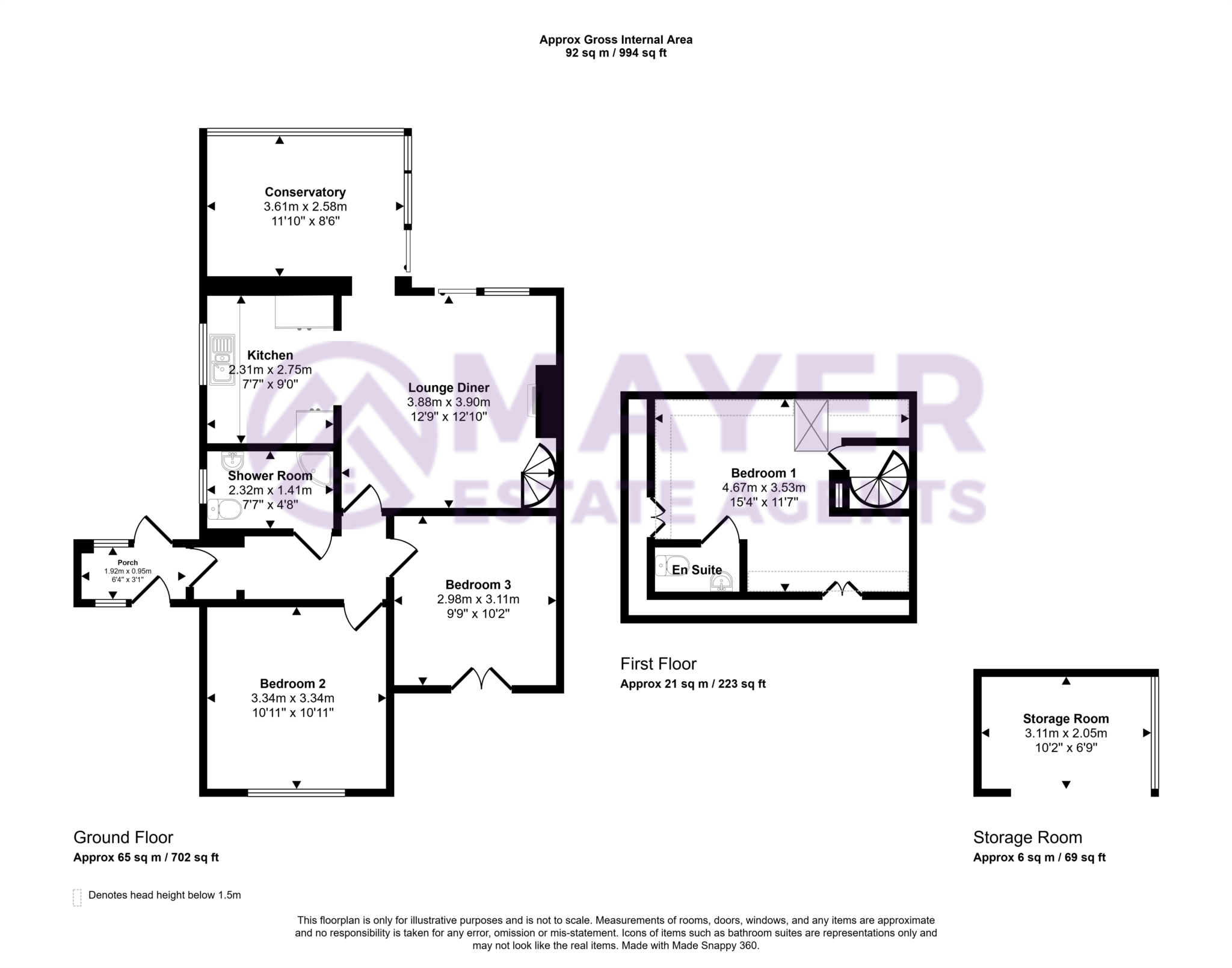 Darwin Crescent, Plymouth floorplan