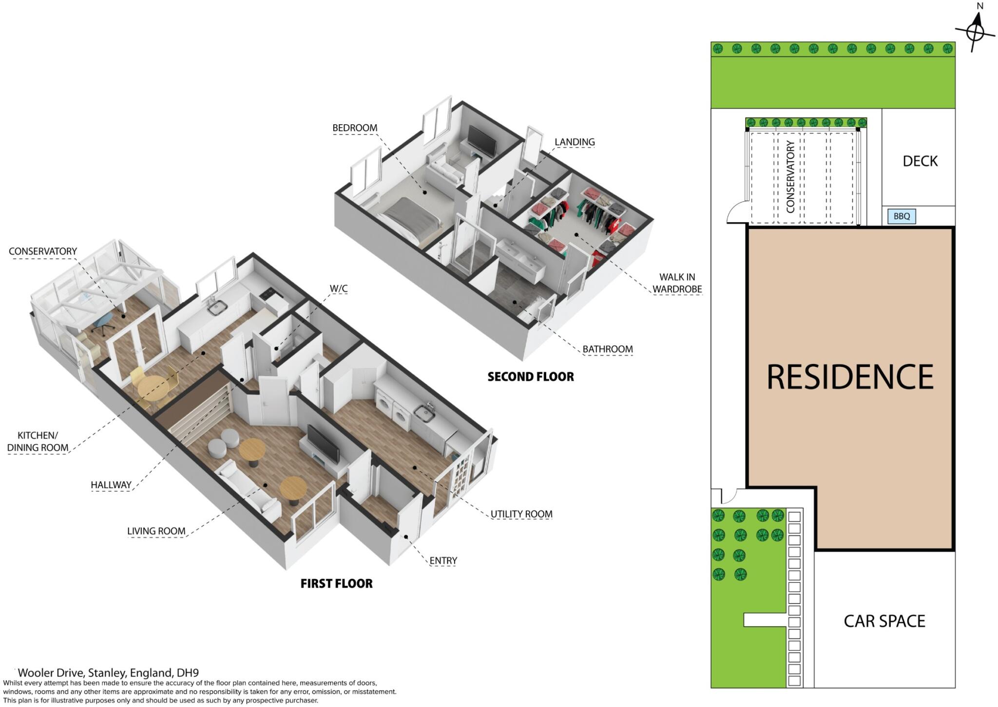 Wooler Drive, Stanley, DH9 6FG floorplan