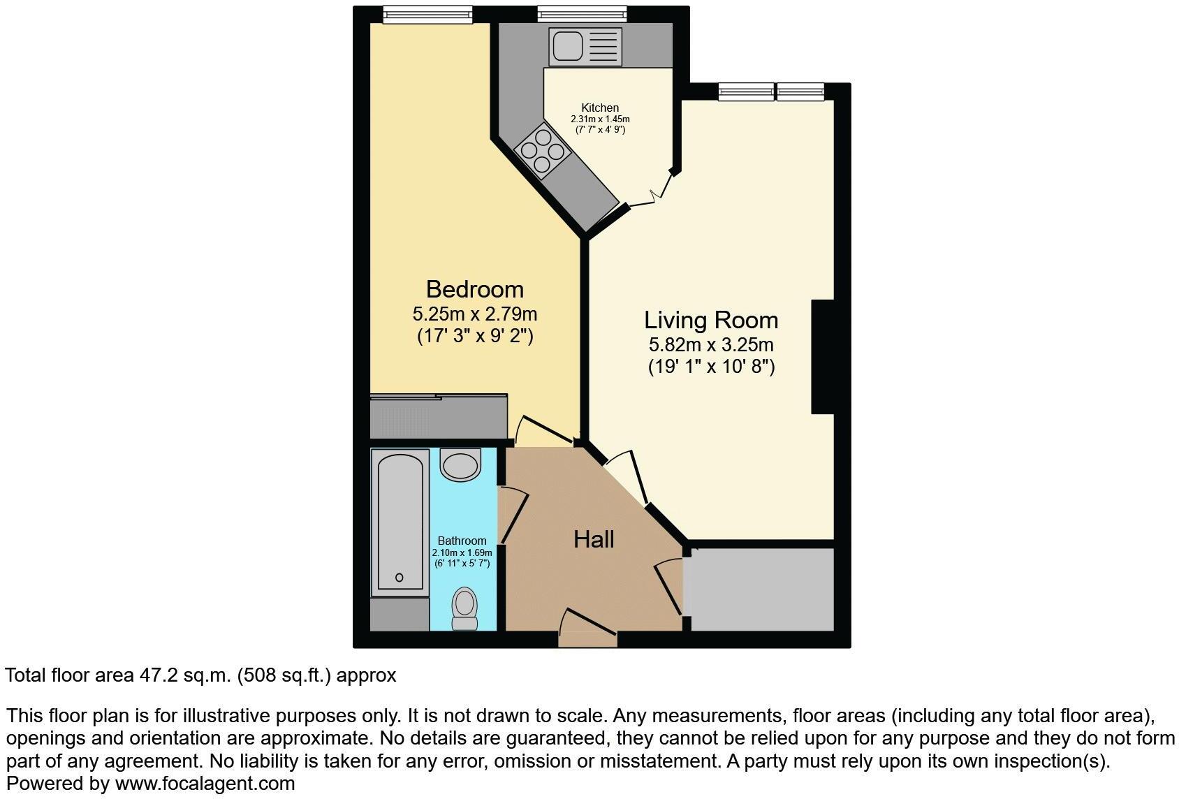 Wellington Court (Deal), Deal floorplan