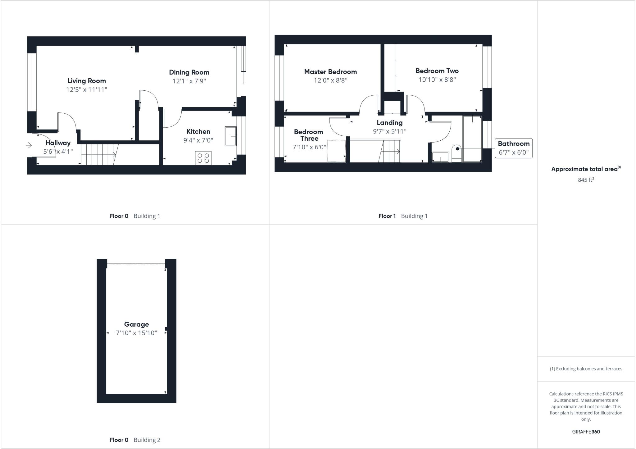 Quebec Gardens, Blackwater, Camberley, Hampshire, GU17 floorplan