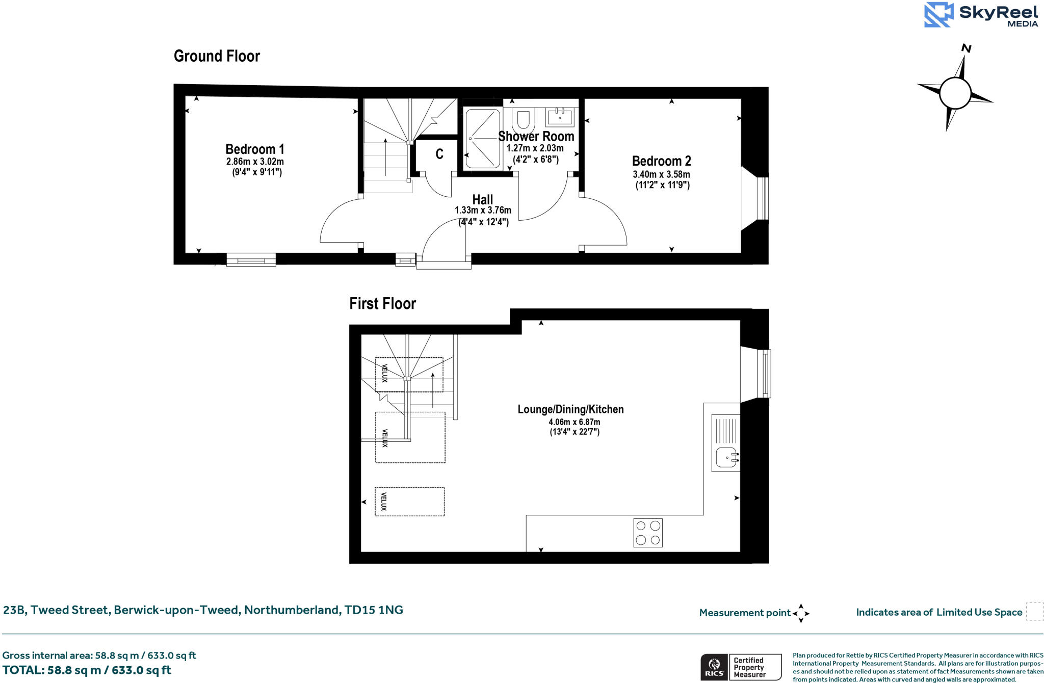 23B, Tweed Street, Berwick-upon-Tweed, Northumberland floorplan