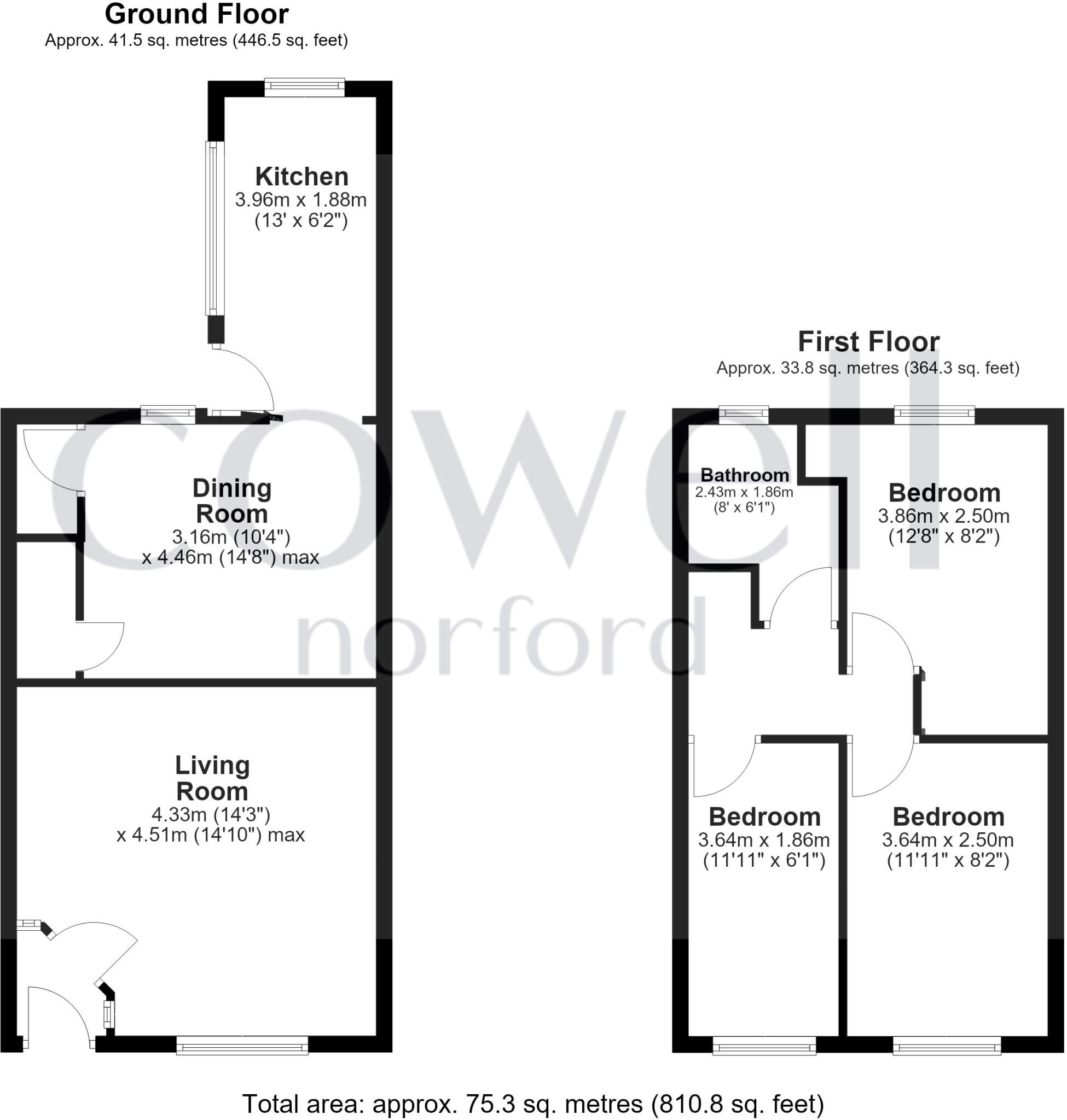 Norden Road, Bamford, Rochdale, OL11 floorplan