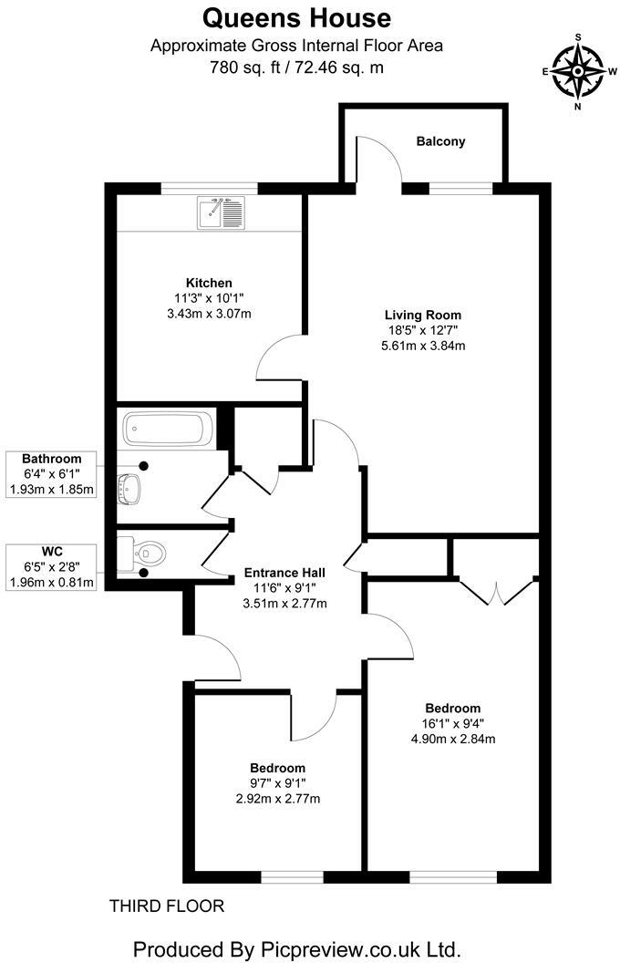 Pevensey Road, St. Leonards-On-Sea floorplan