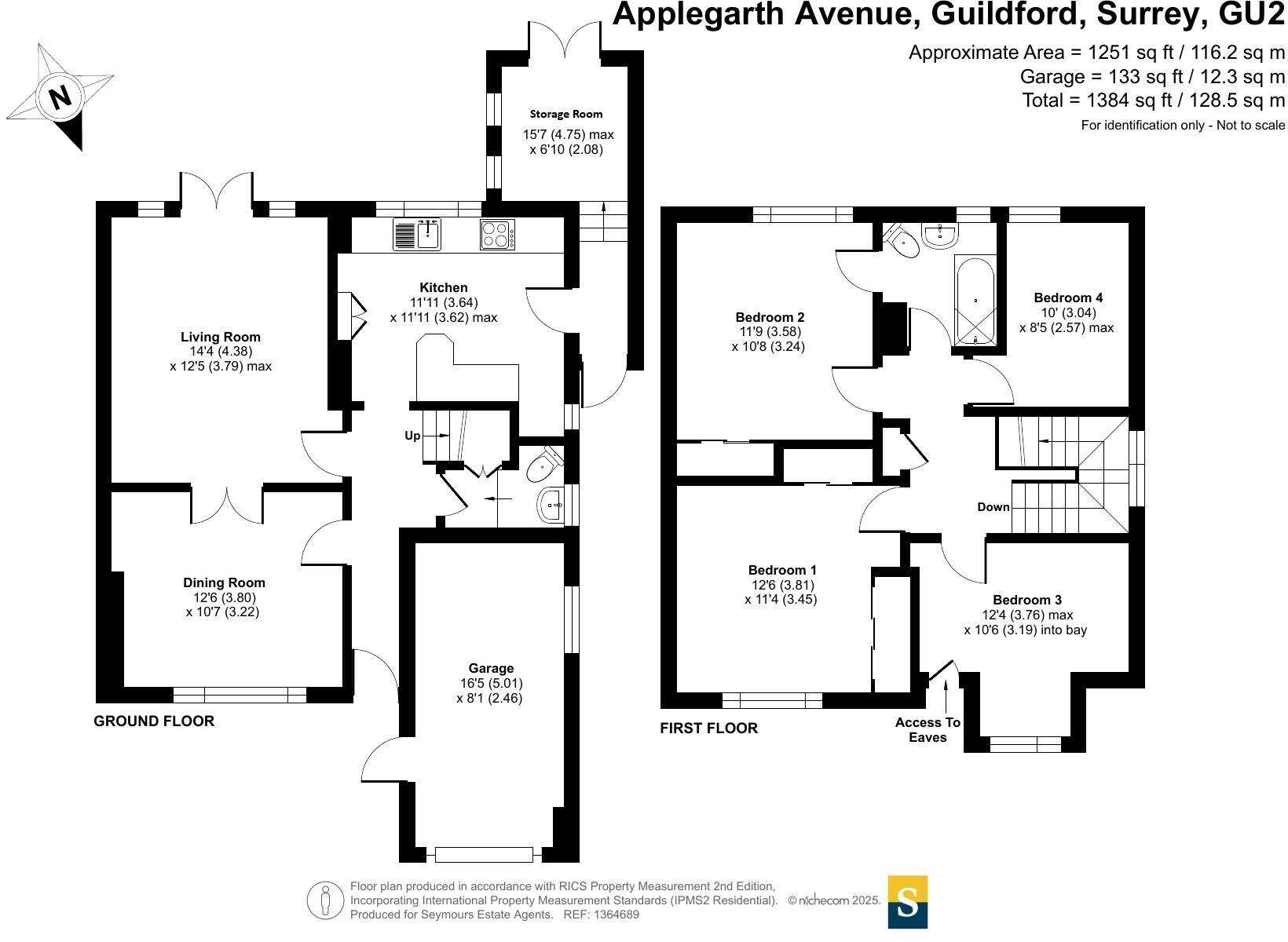 Applegarth Avenue, Guildford, Surrey, GU2 floorplan
