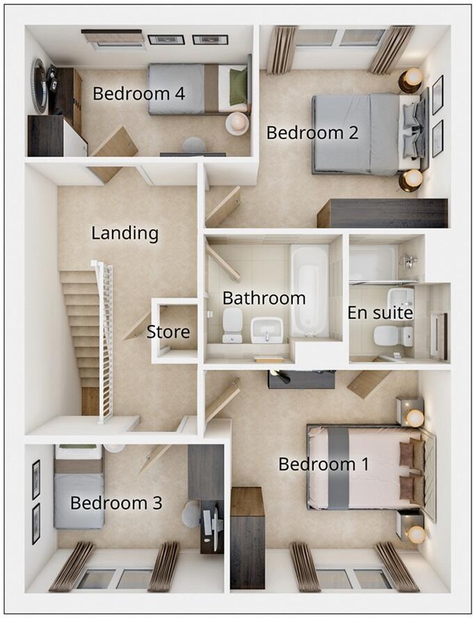 off Carmuirs Drive, Newarthill, 
Motherwell, 
North Lanarkshire
ML1 5US floorplan