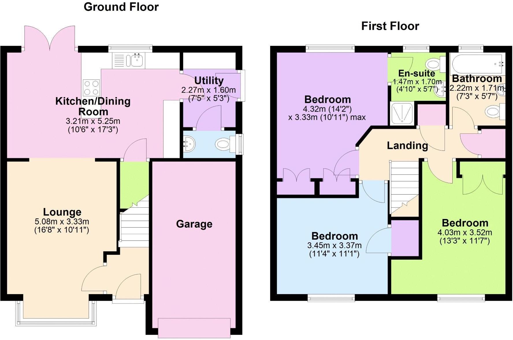 Camellia Avenue, Rogerstone floorplan