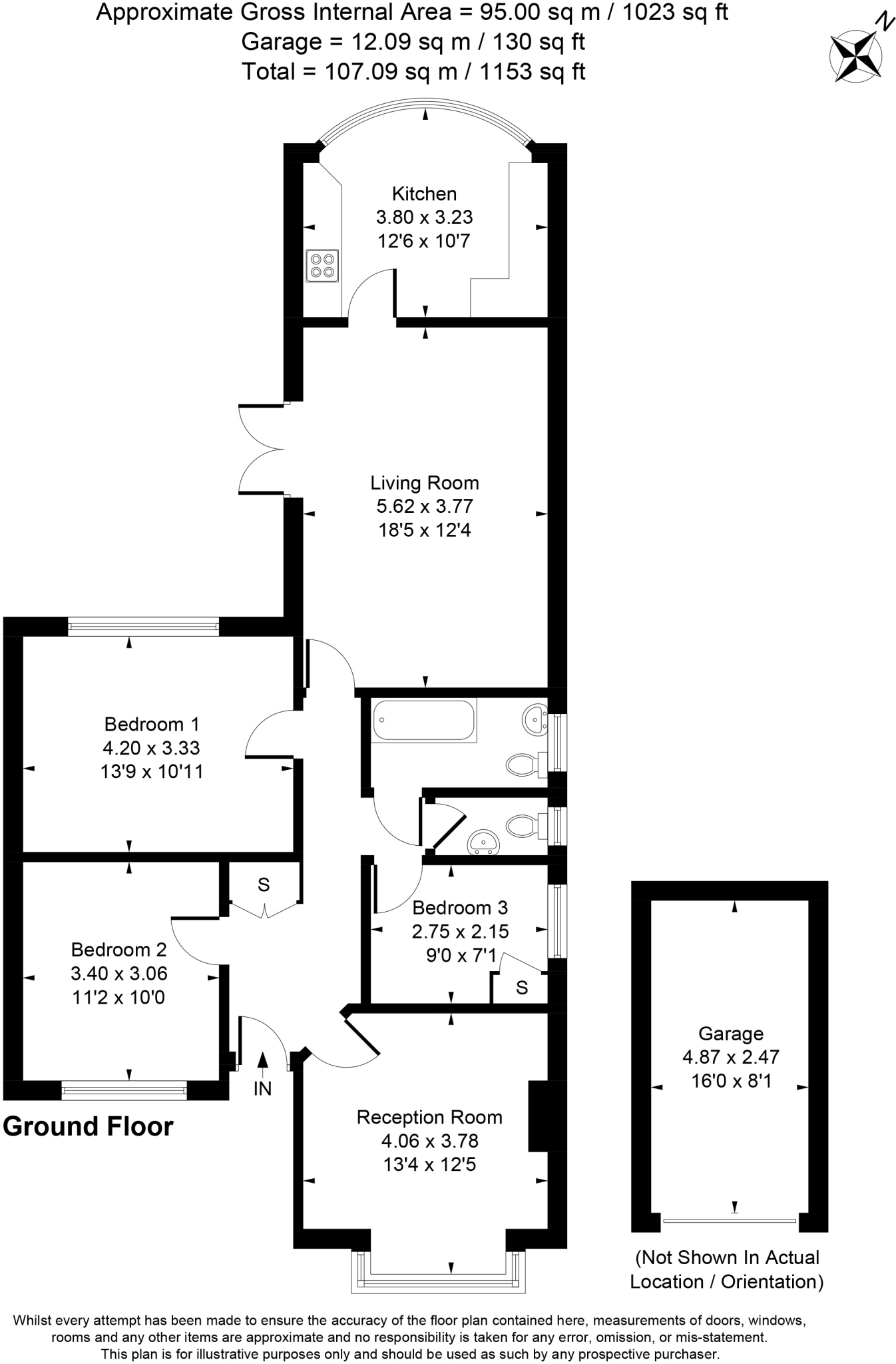 Fordbridge Road, Ashford floorplan