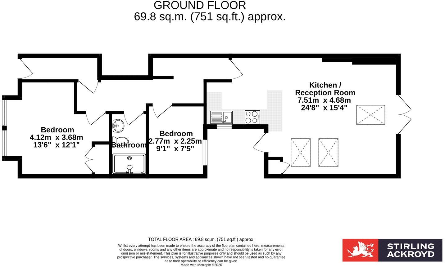 Berrymead Gardens, London, W3 floorplan