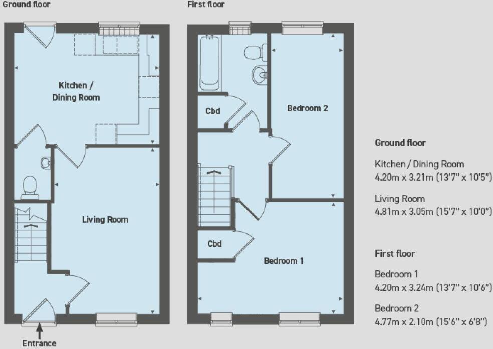 Malin Close, Alcester floorplan