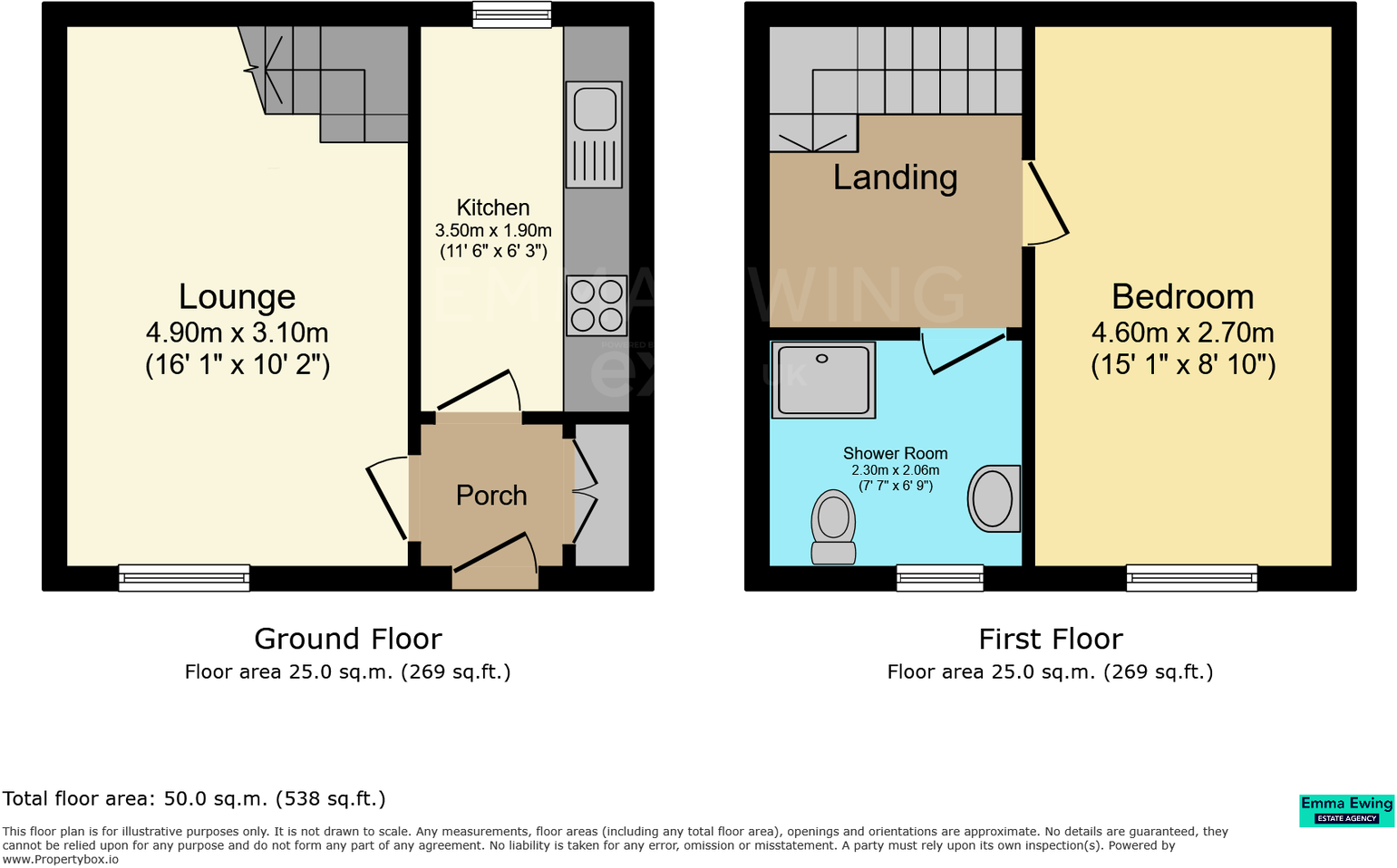 1 Sinclair Cottages, Red Bank Terrace, Carlisle floorplan
