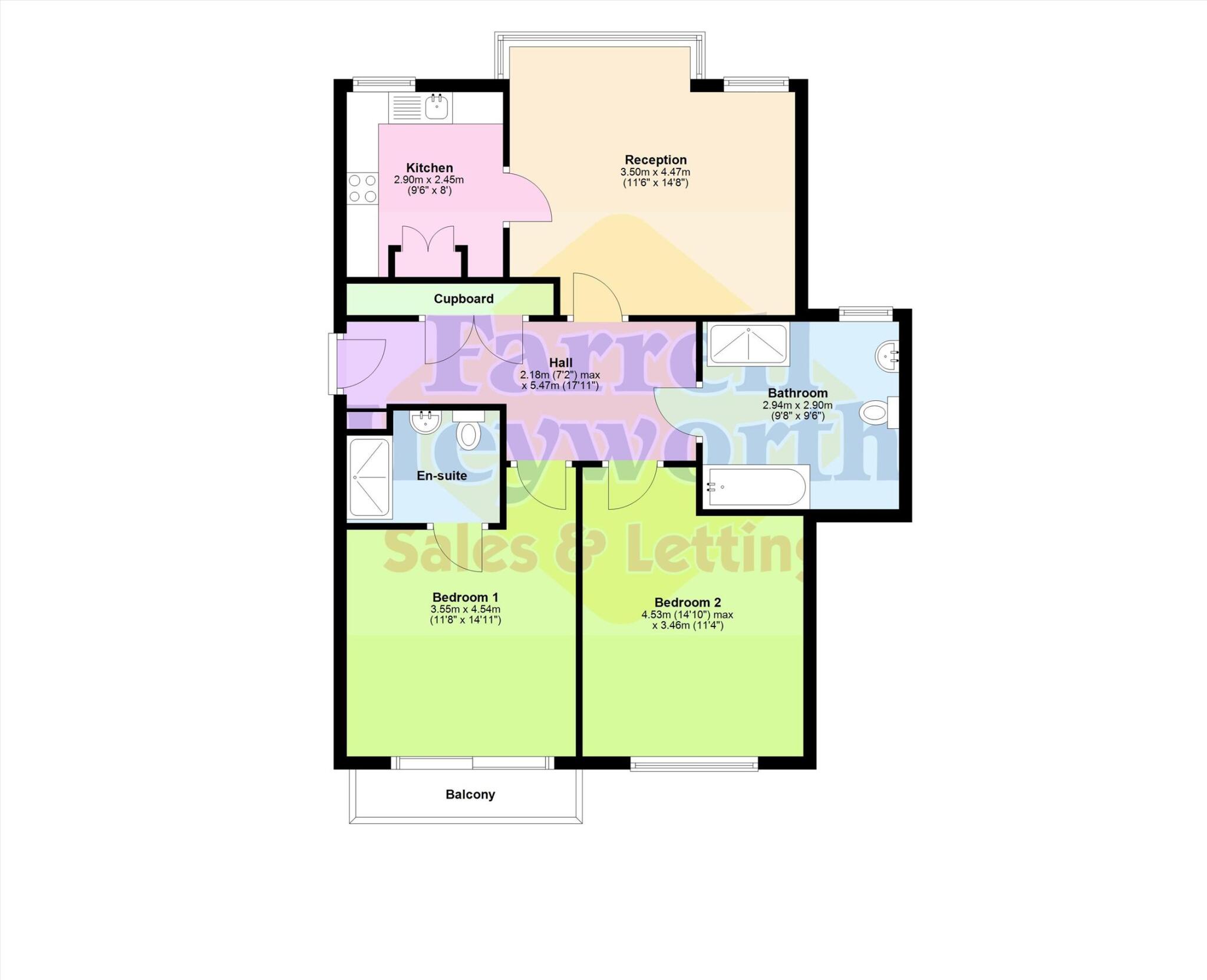 Coniston House, Badger Wood, Middleton Towers, Morecambe floorplan