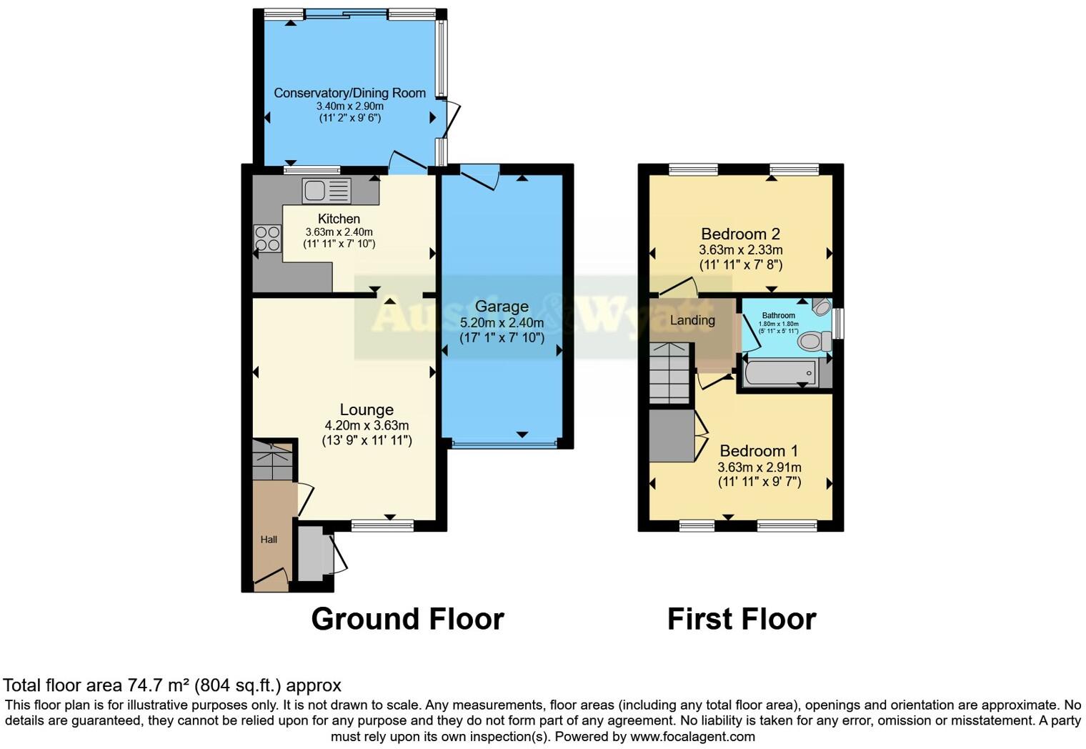 Stockbridge Close, Canford Heath, Poole, Dorset, BH17 floorplan