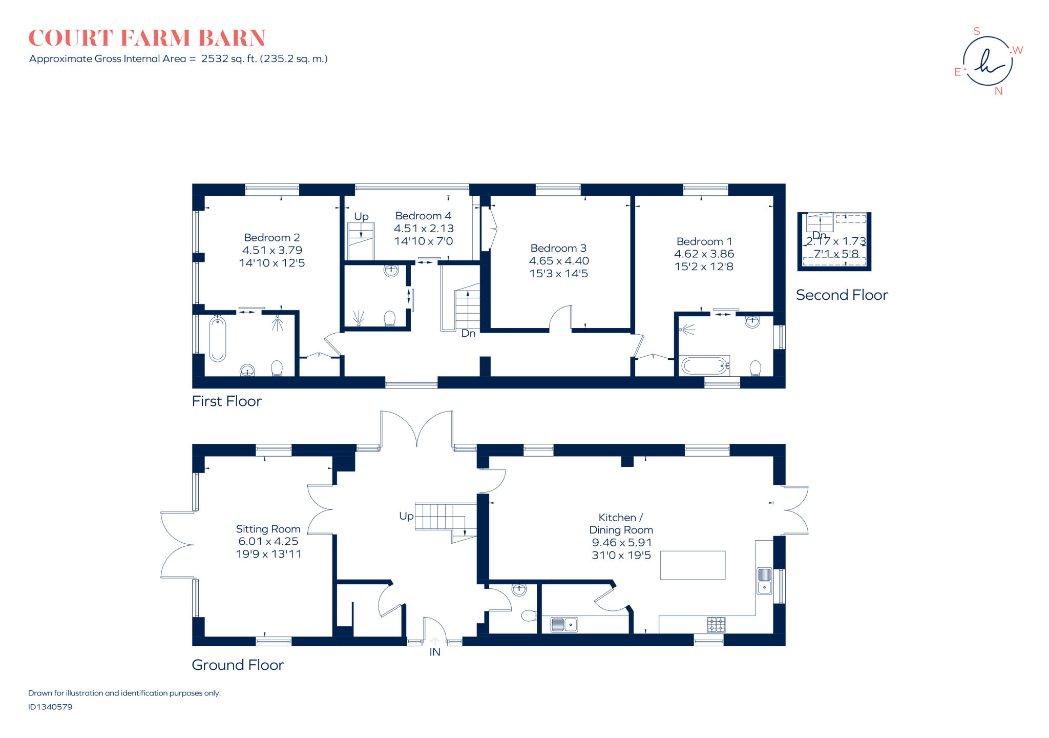 Fulbrook Lane, Lower Fulbrook, CV35 floorplan
