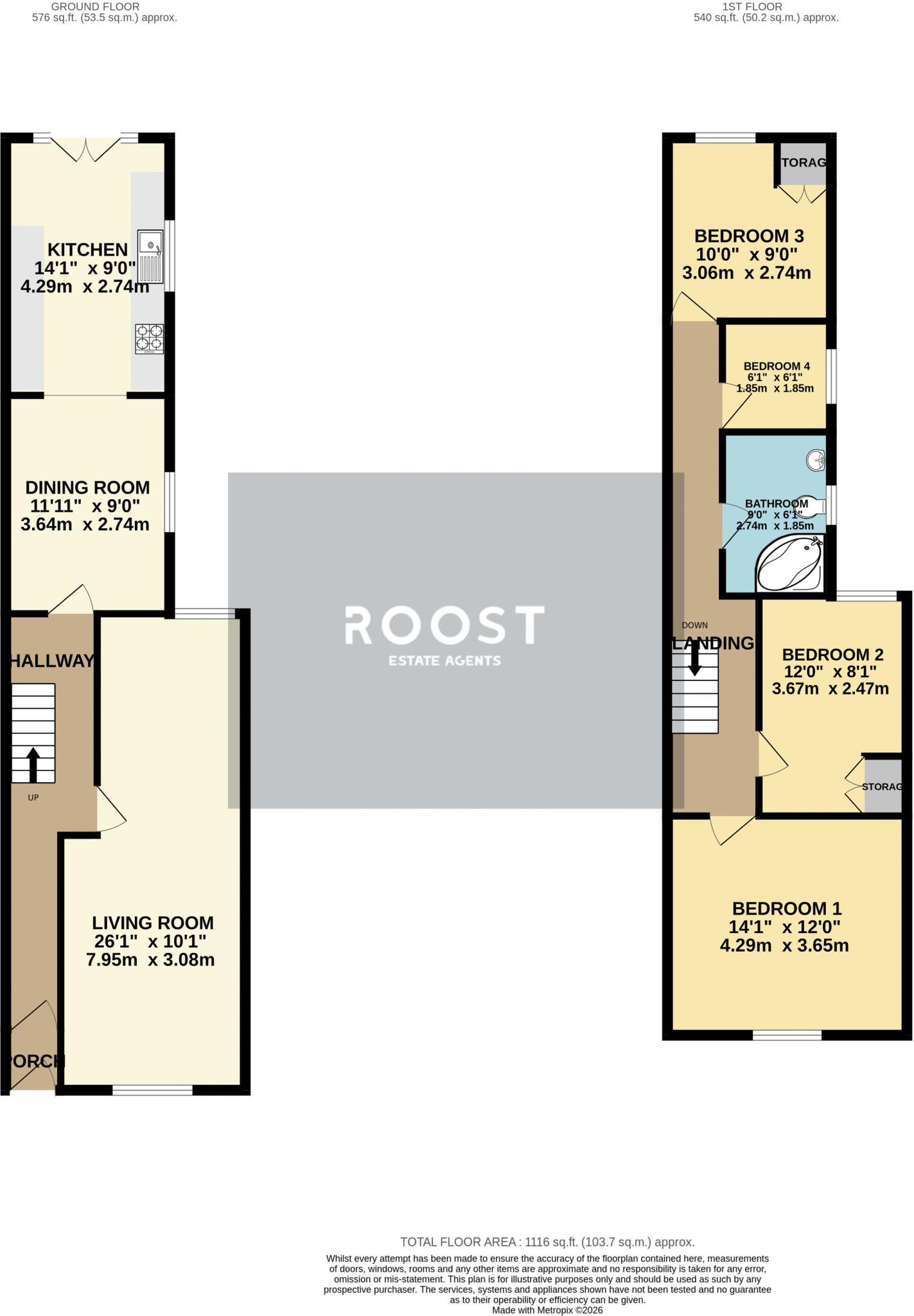 Oxford Street, Cleethorpes floorplan