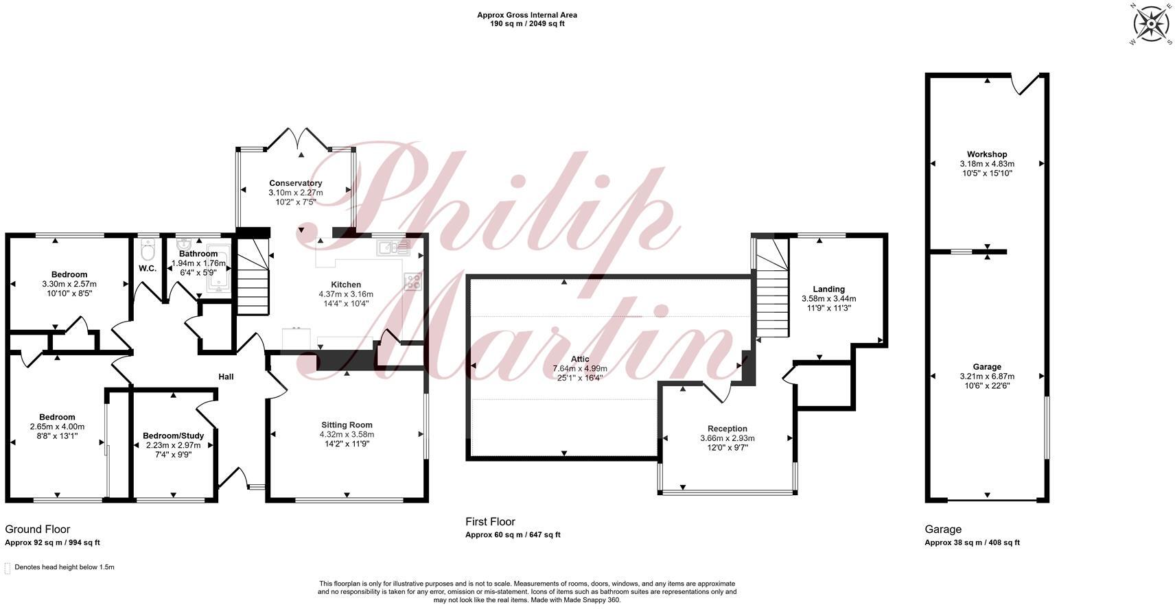 Ridgeway, Probus floorplan