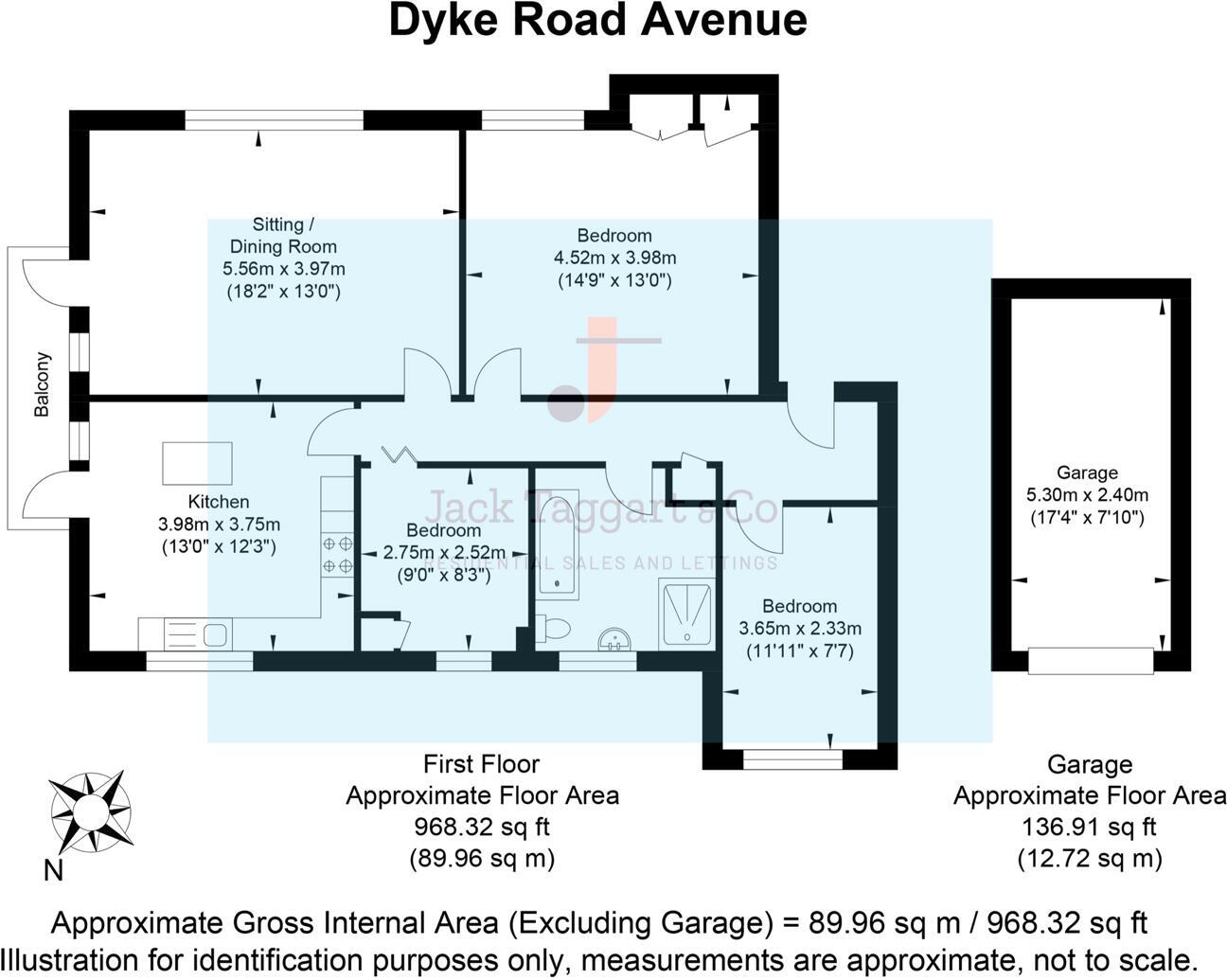Dyke Road Avenue, Hove floorplan