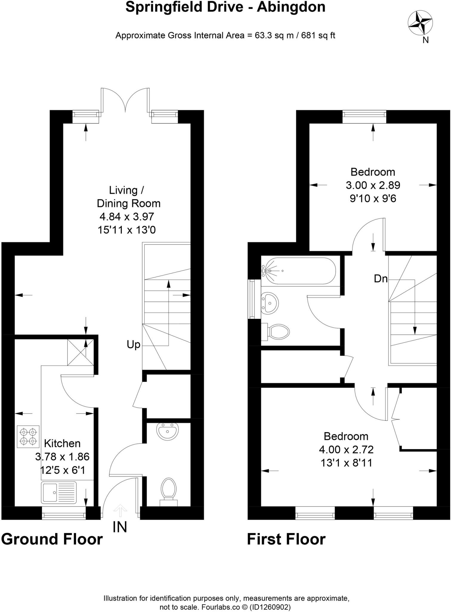 Springfield Drive, Abingdon, OX14 floorplan