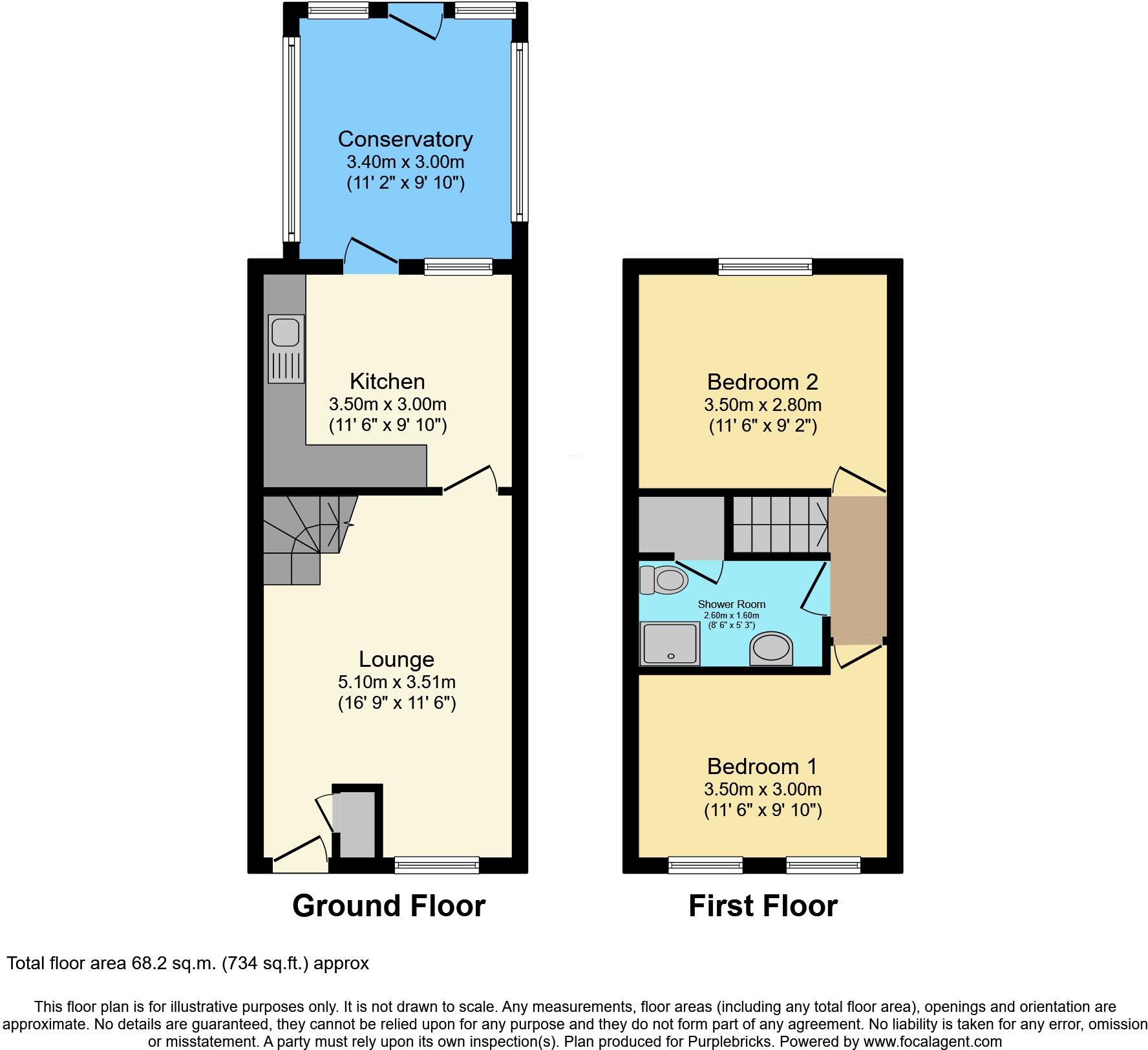 Picasso Close, Cannock, WS11 floorplan